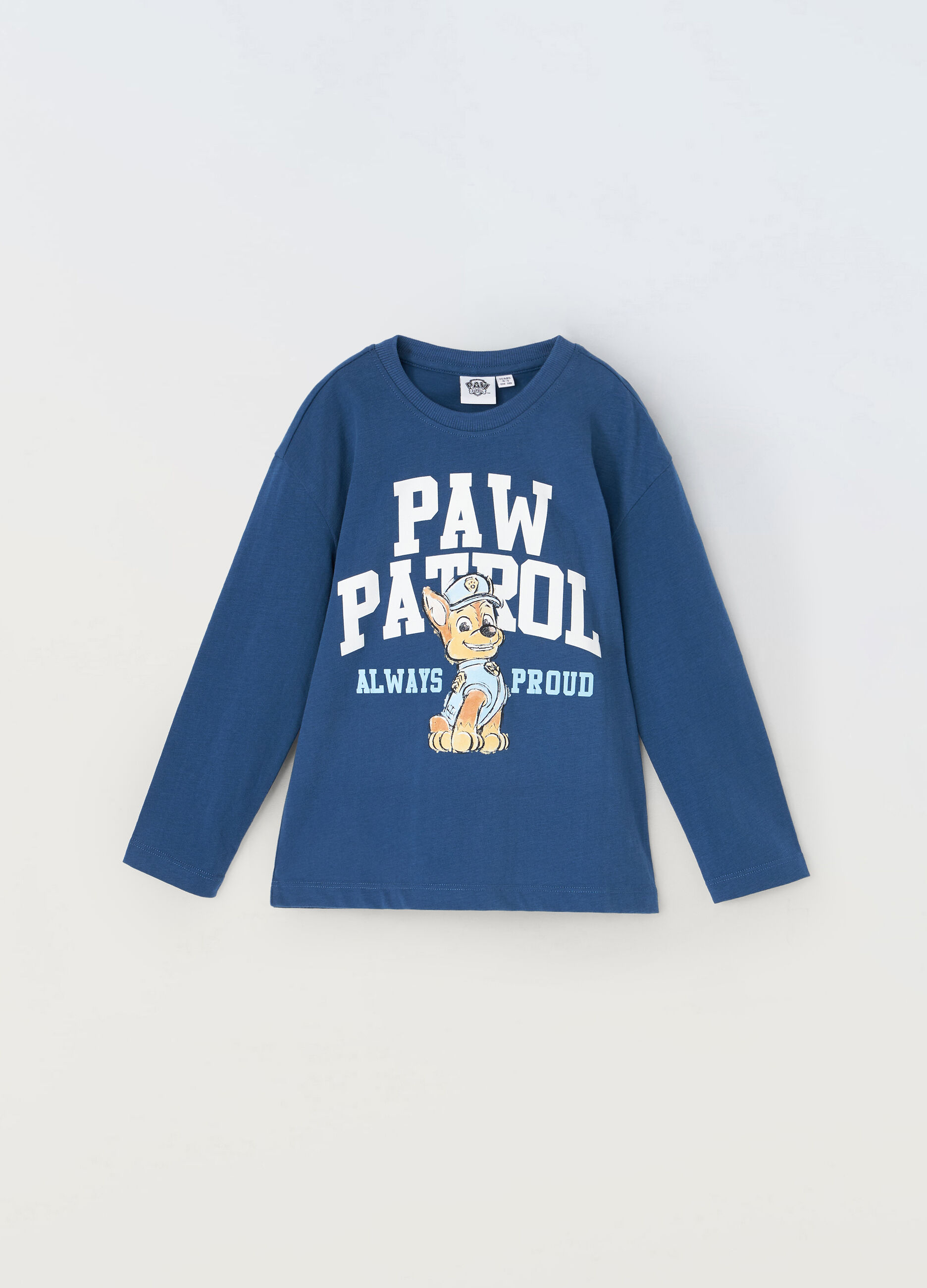 T-shirt Paw Patrol in jersey di puro cotone bambino_0