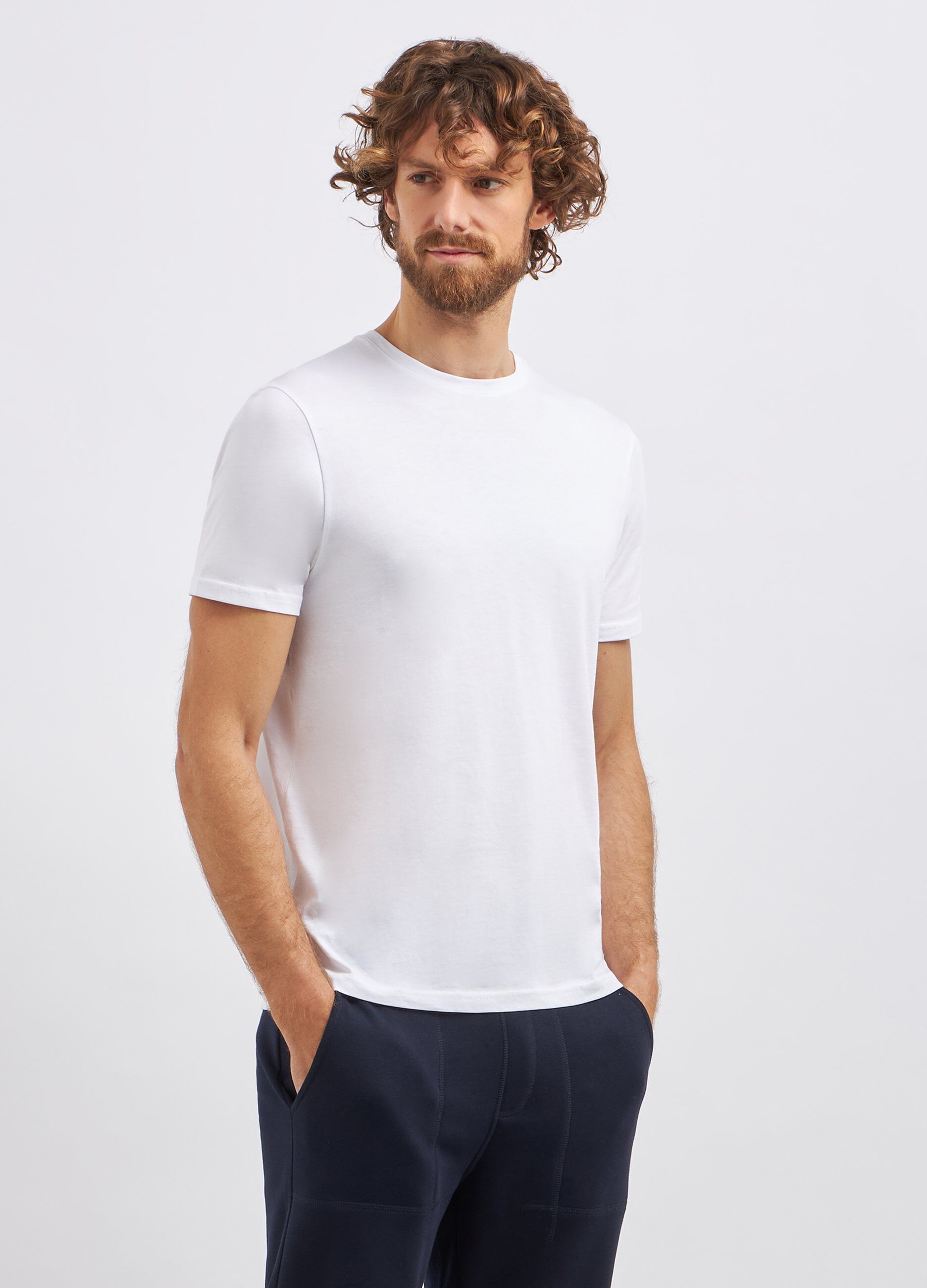 T-shirt in puro cotone uomo_0