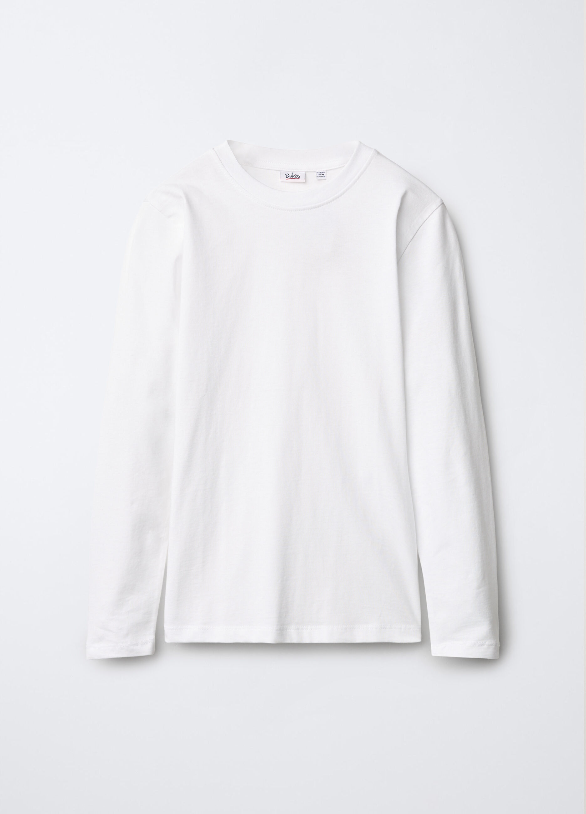 T-shirt girocollo in jersey di puro cotone ragazzo_0