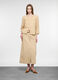 Camicia over fit con scollo a V in puro cotone donna_0