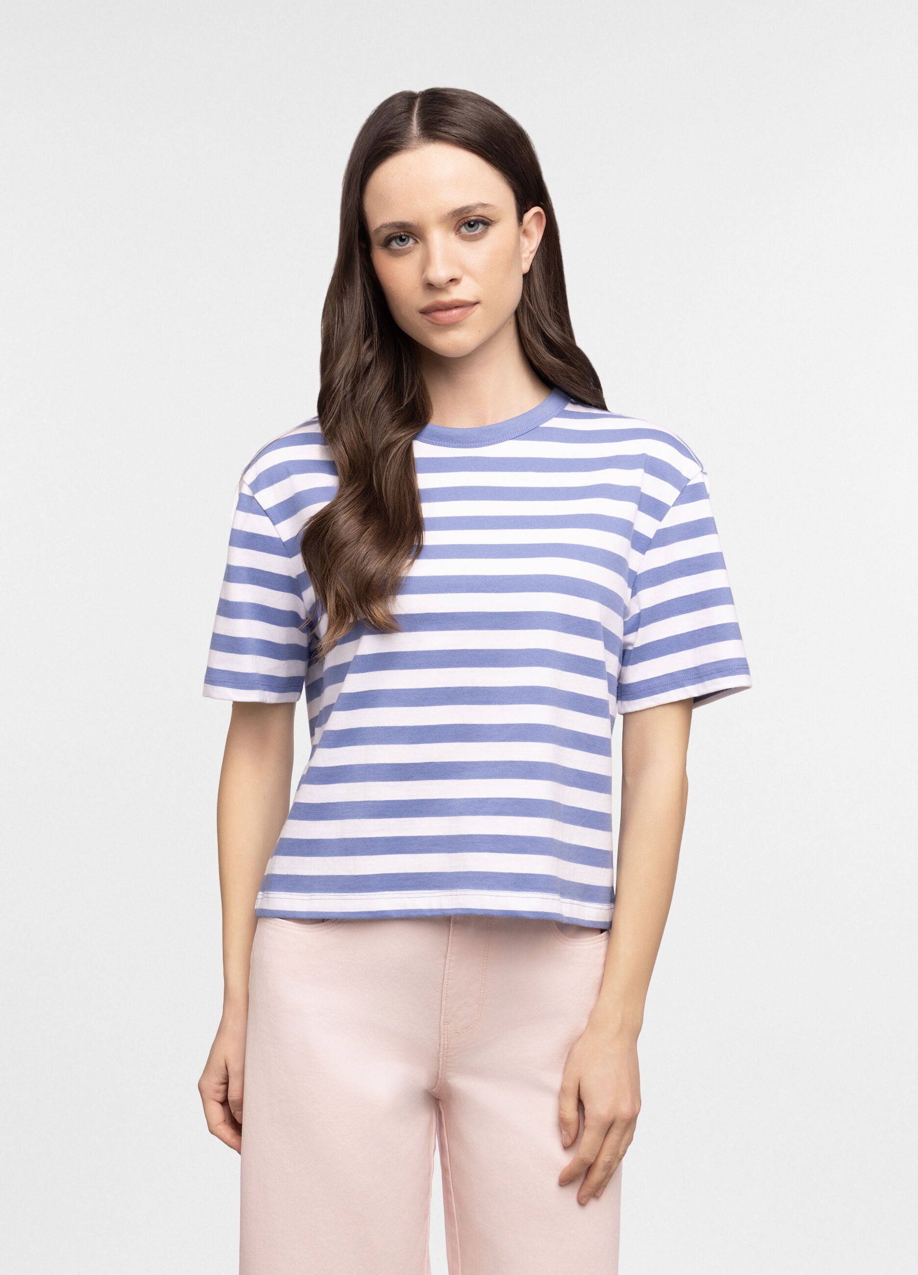 T-shirt girocollo donna_0