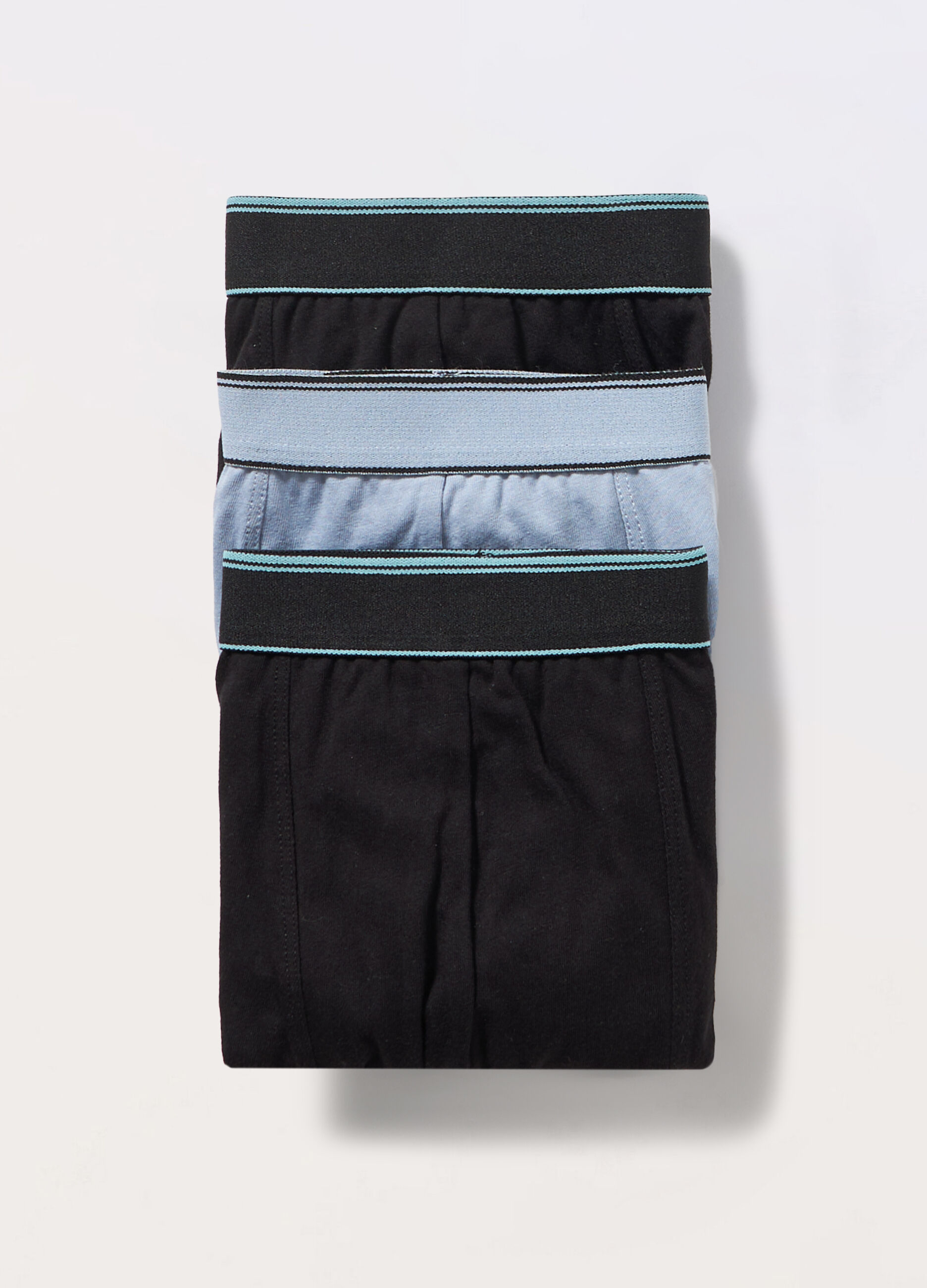 3 pack boxer in puro cotone con elastico uomo_0