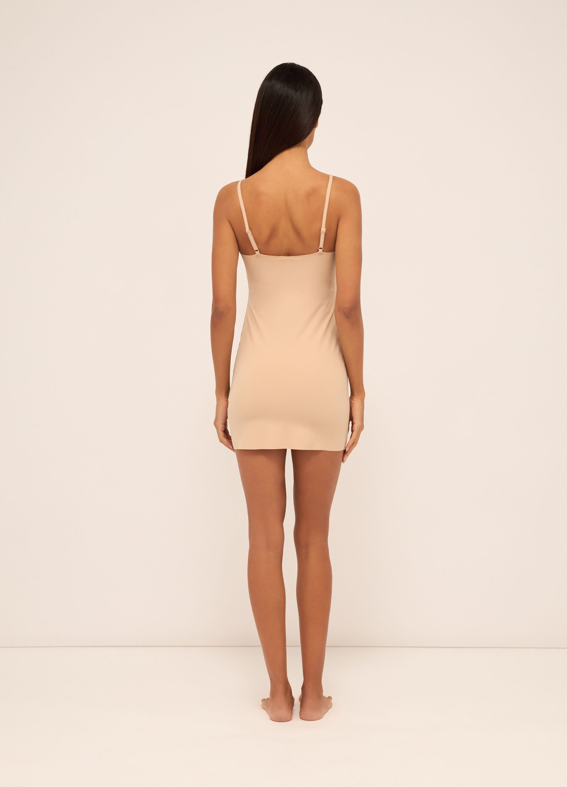 Sottoveste in cotone stretch donna