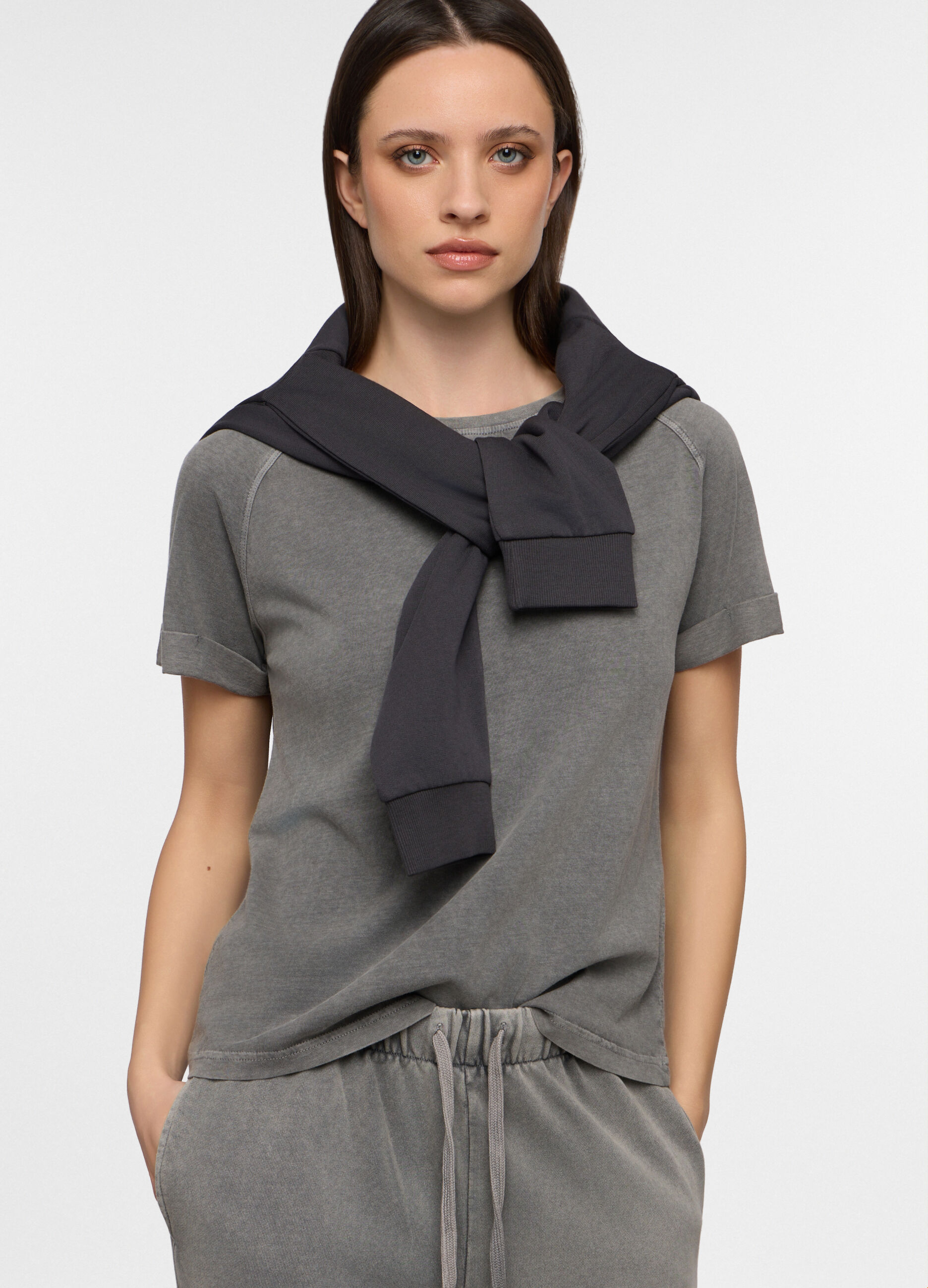 T-shirt girocollo donna_0