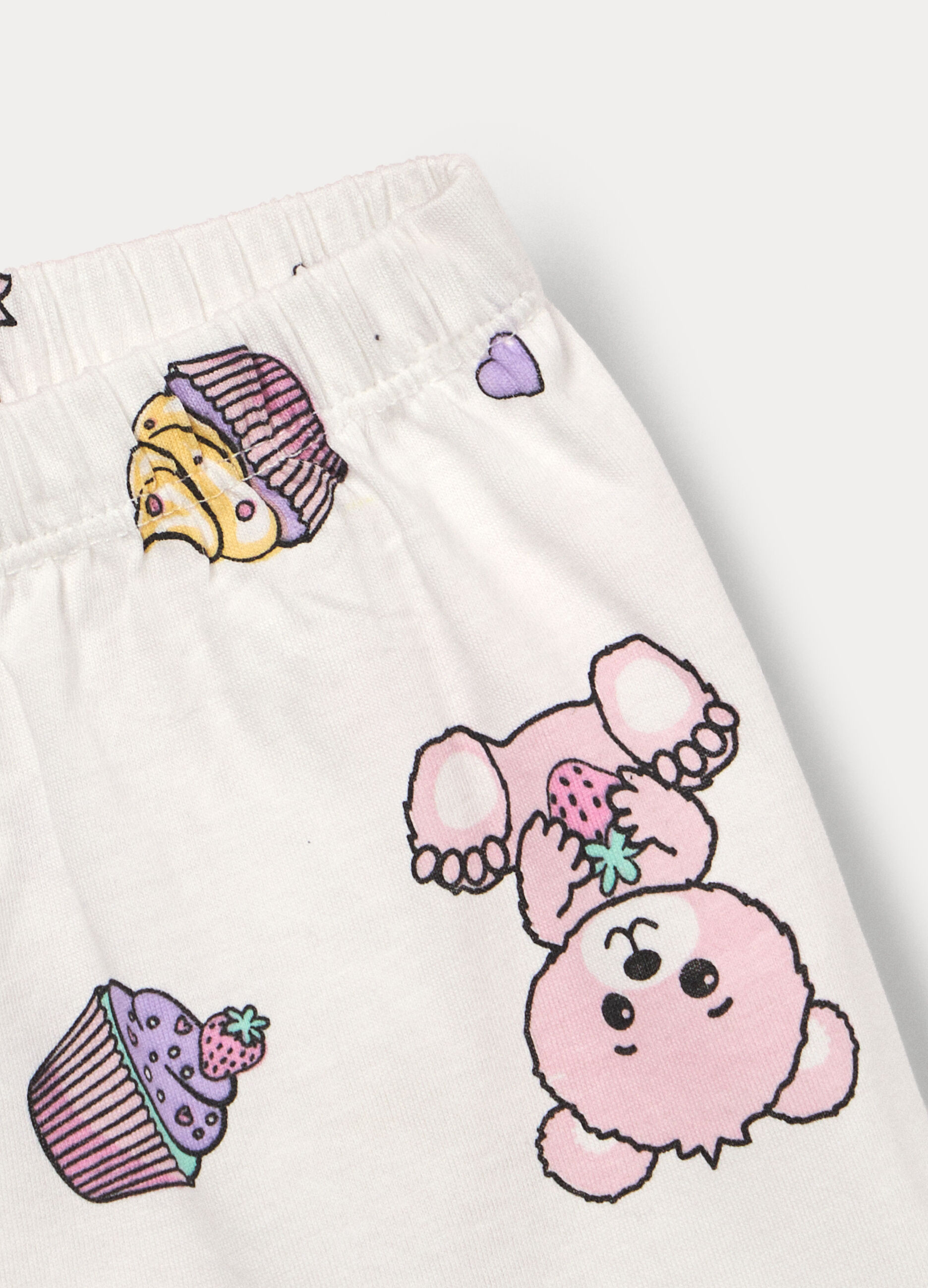 Set pigiama corto in jersey di puro cotone _3