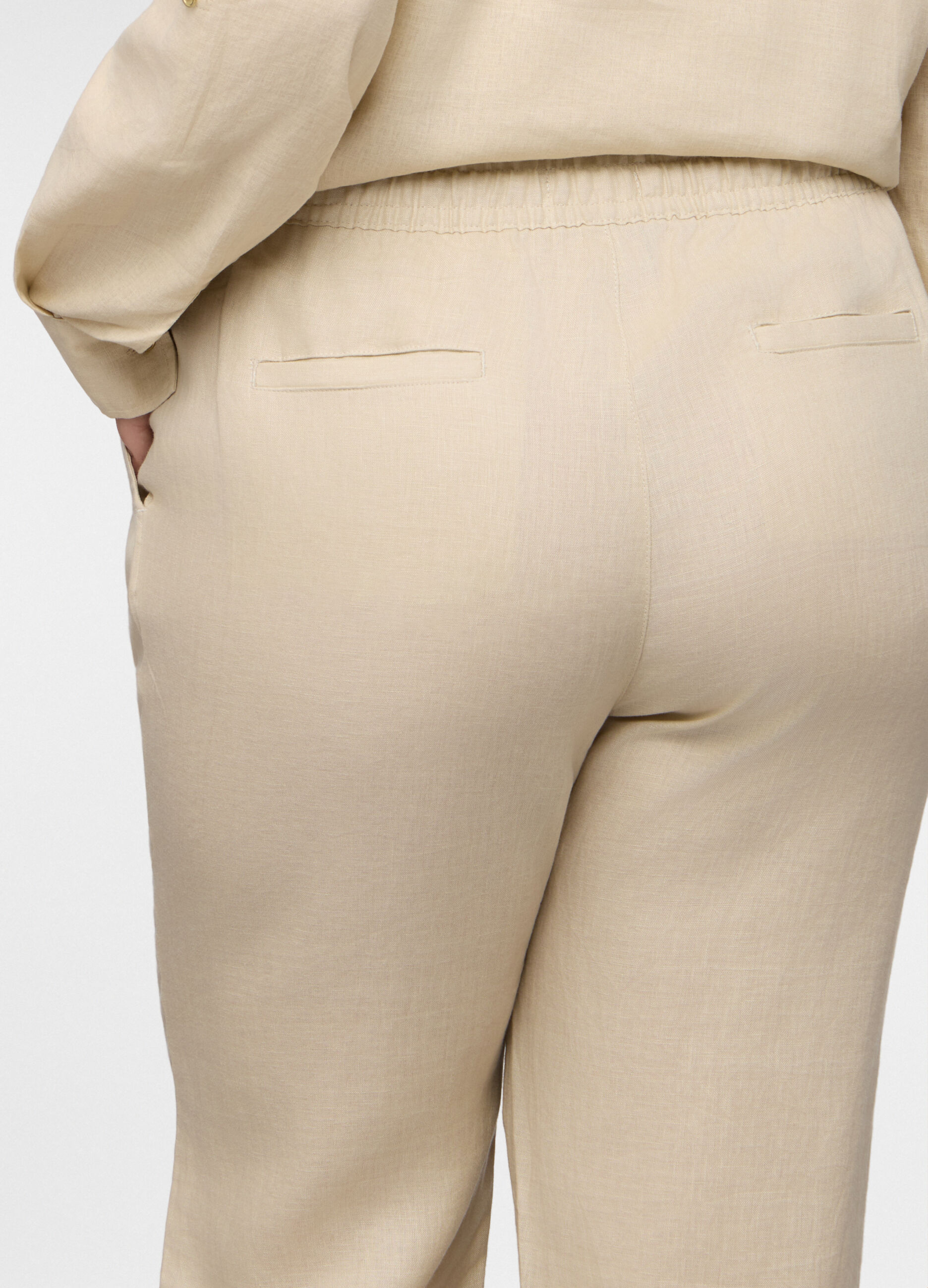 Pantaloni Fit Relaxed in puro lino donna curvy_2