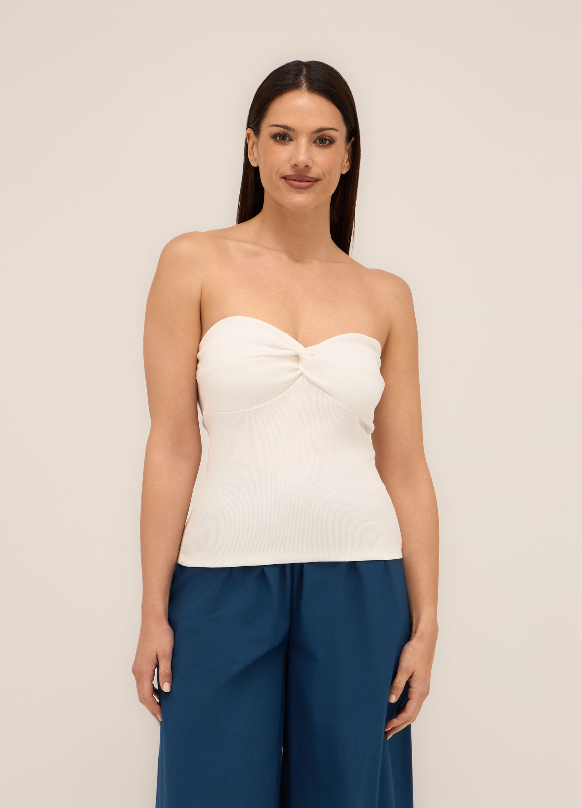 Top a fascia in costina donna_0