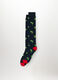 Calze lunghe in cotone stretch a fantasia uomo_0