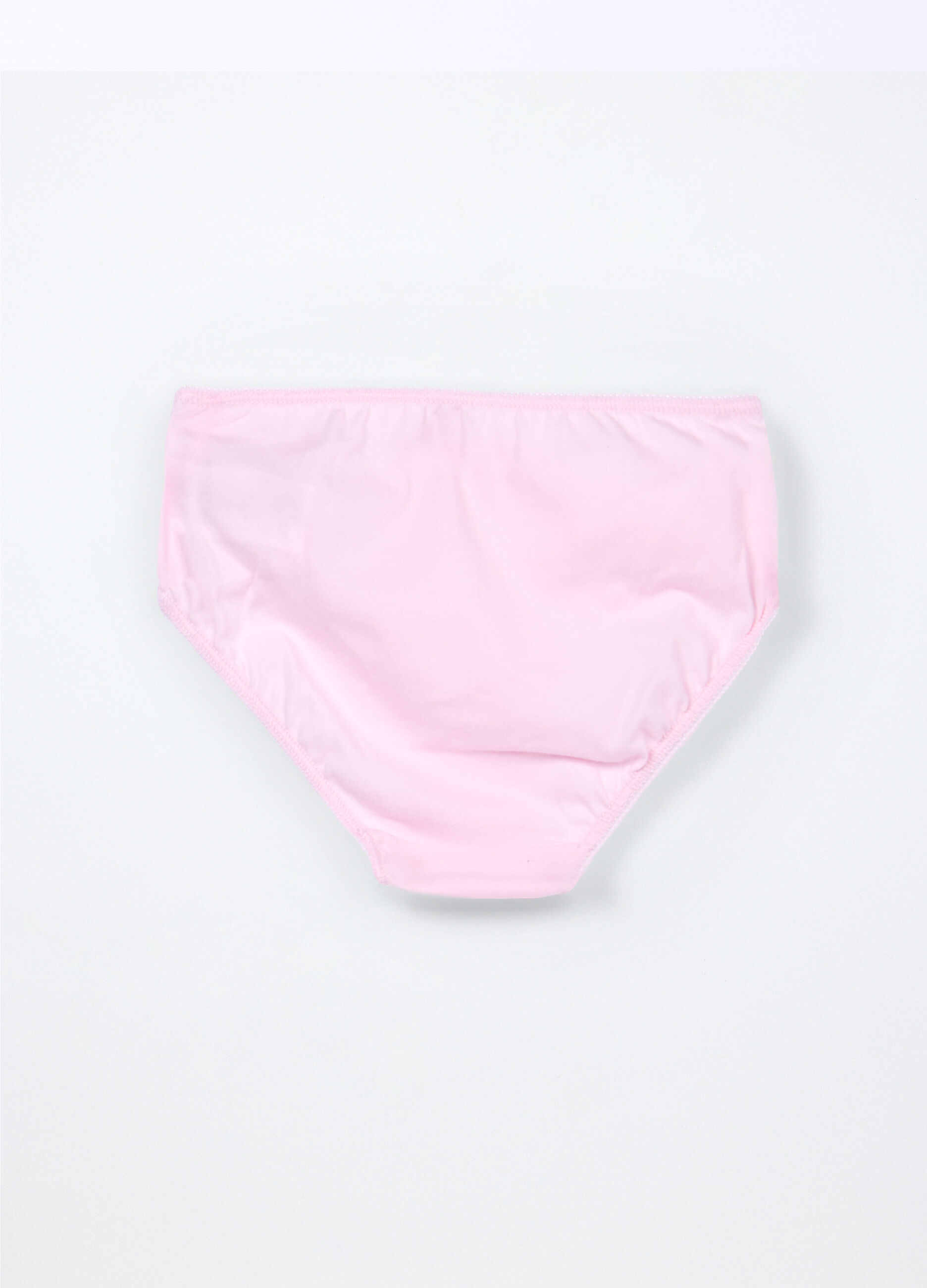 Pack 5 slip multicolor in jersey di puro cotone bambina_2