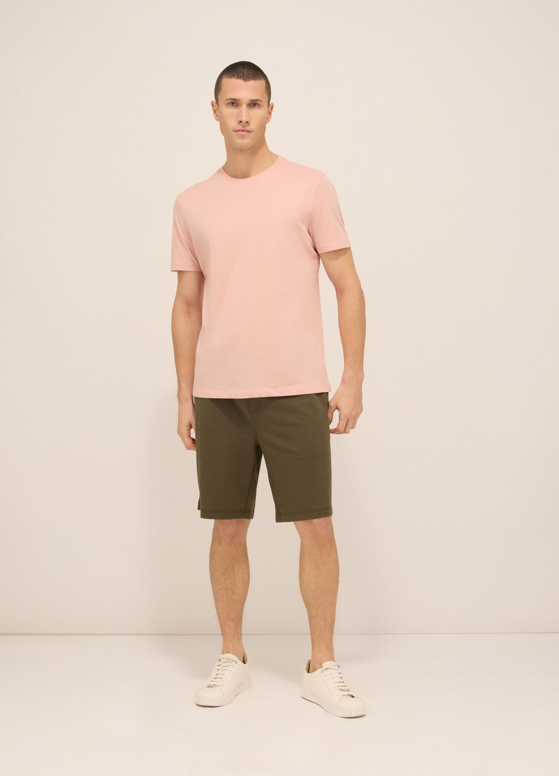 Short sportivi in felpa di cotone uomo_0