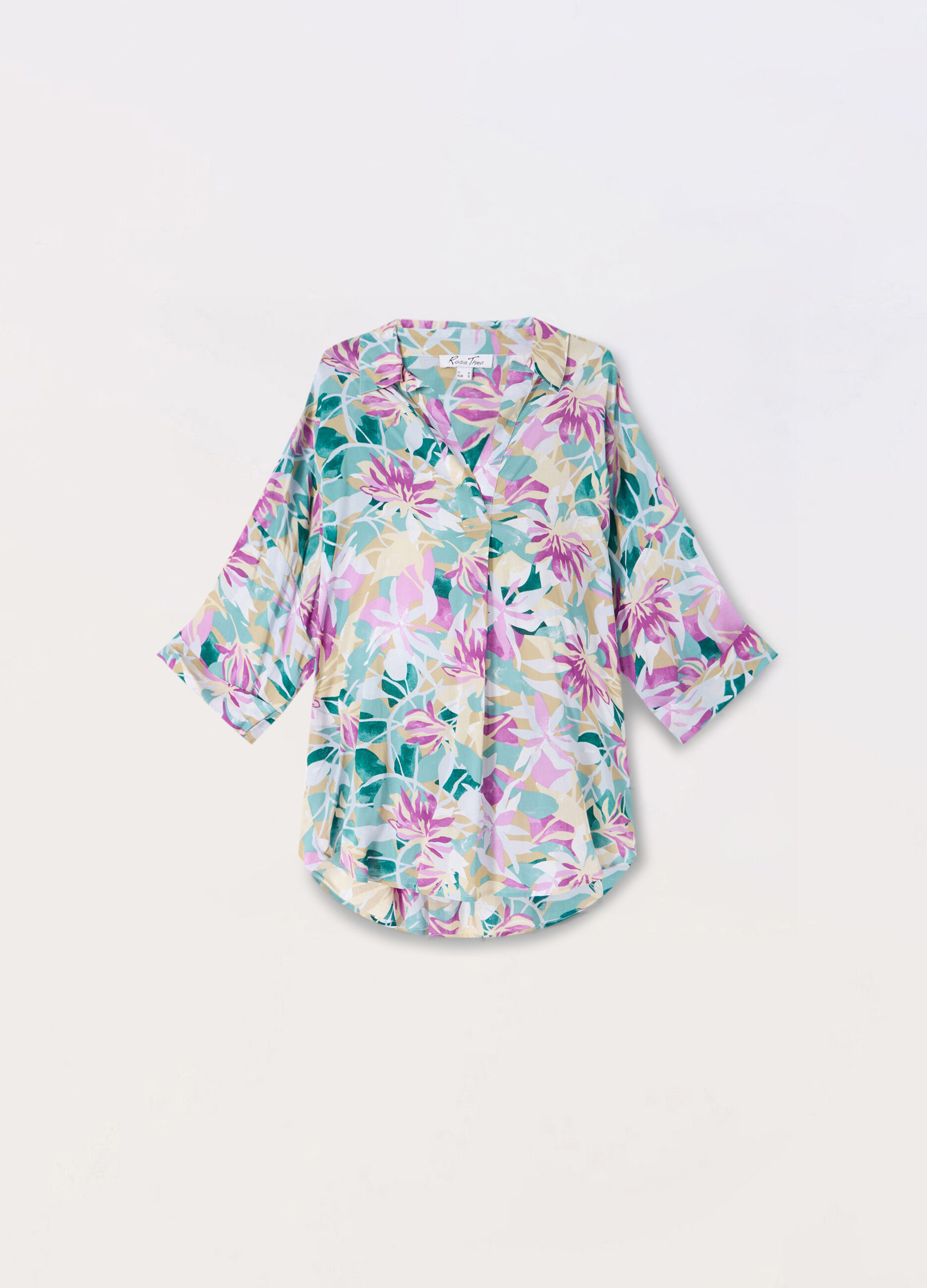Blusa in pura viscosa donna curvy_0