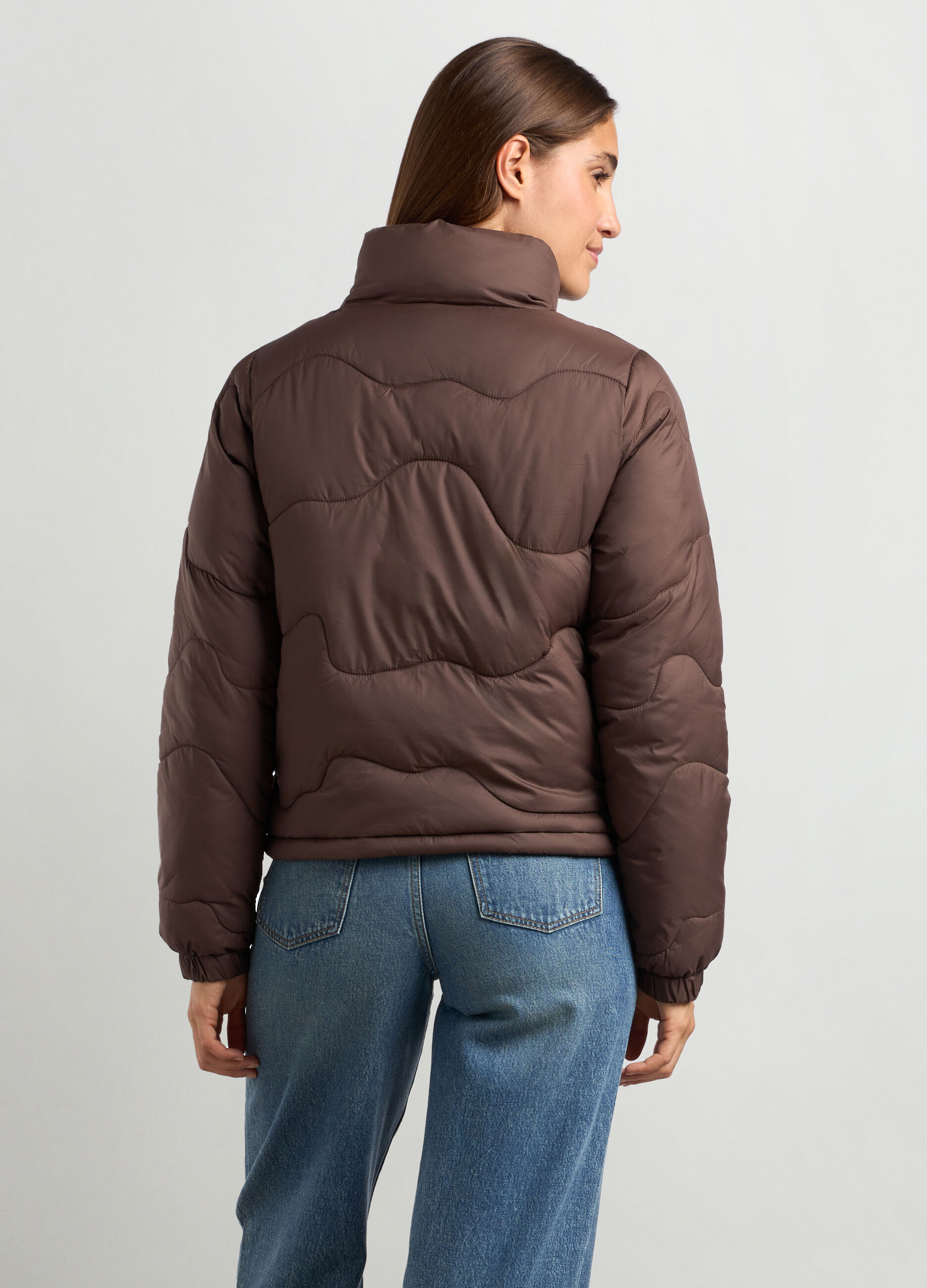 Giubbino imbottito full zip donna_1