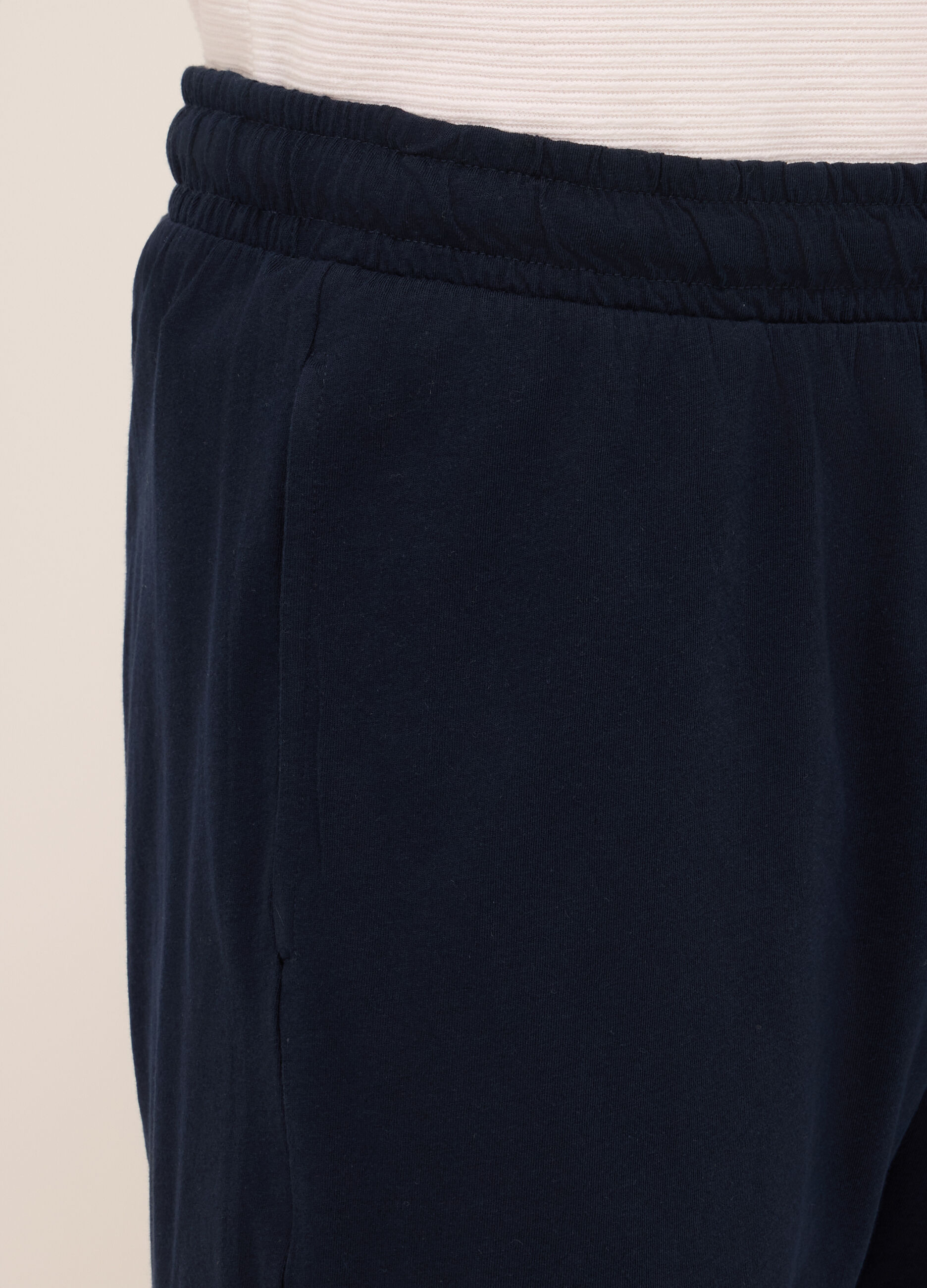 Shorts sportivi in jersey di cotone uomo_2