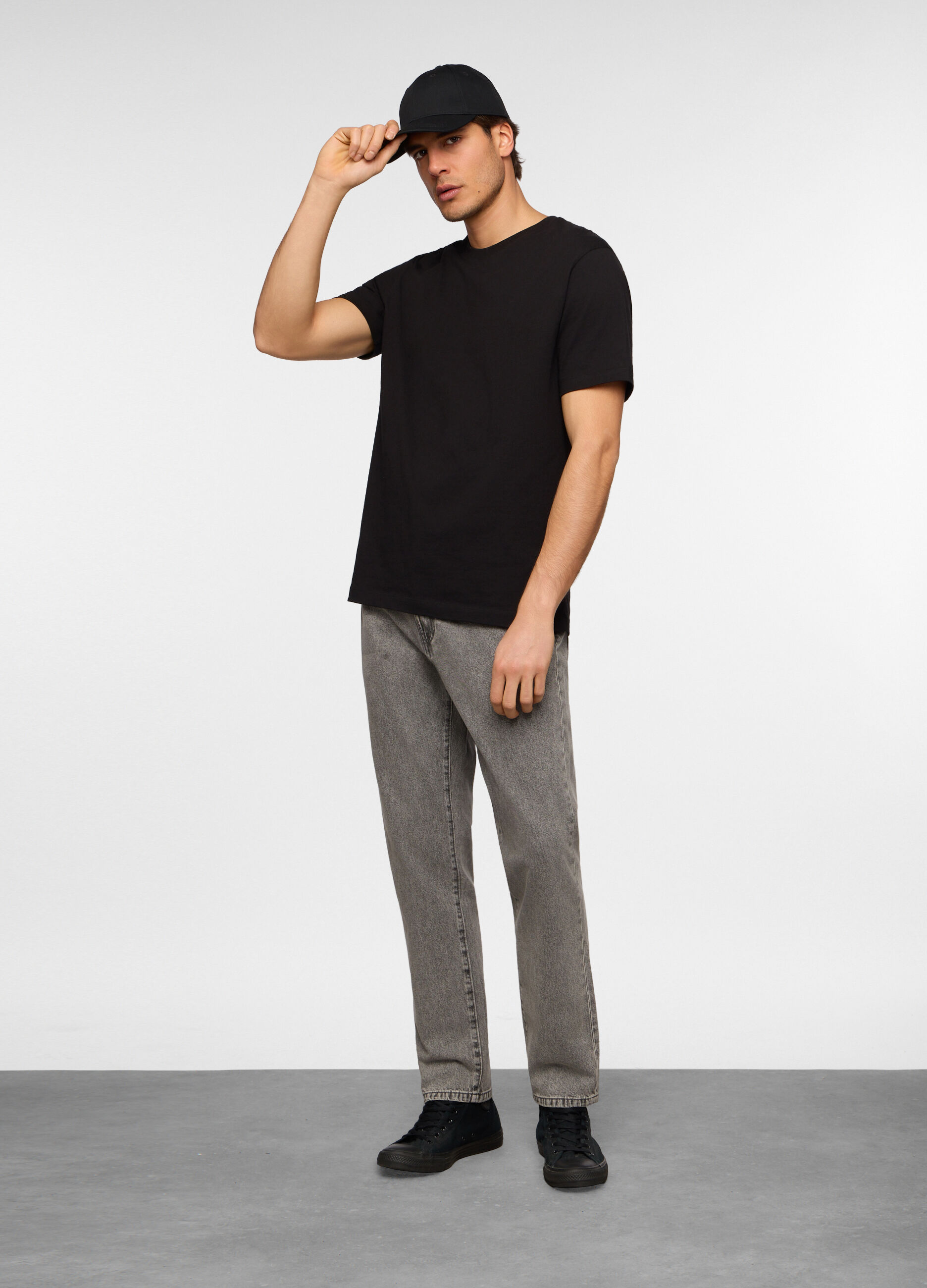 Jeans 5 tasche slim fit in denim uomo_0