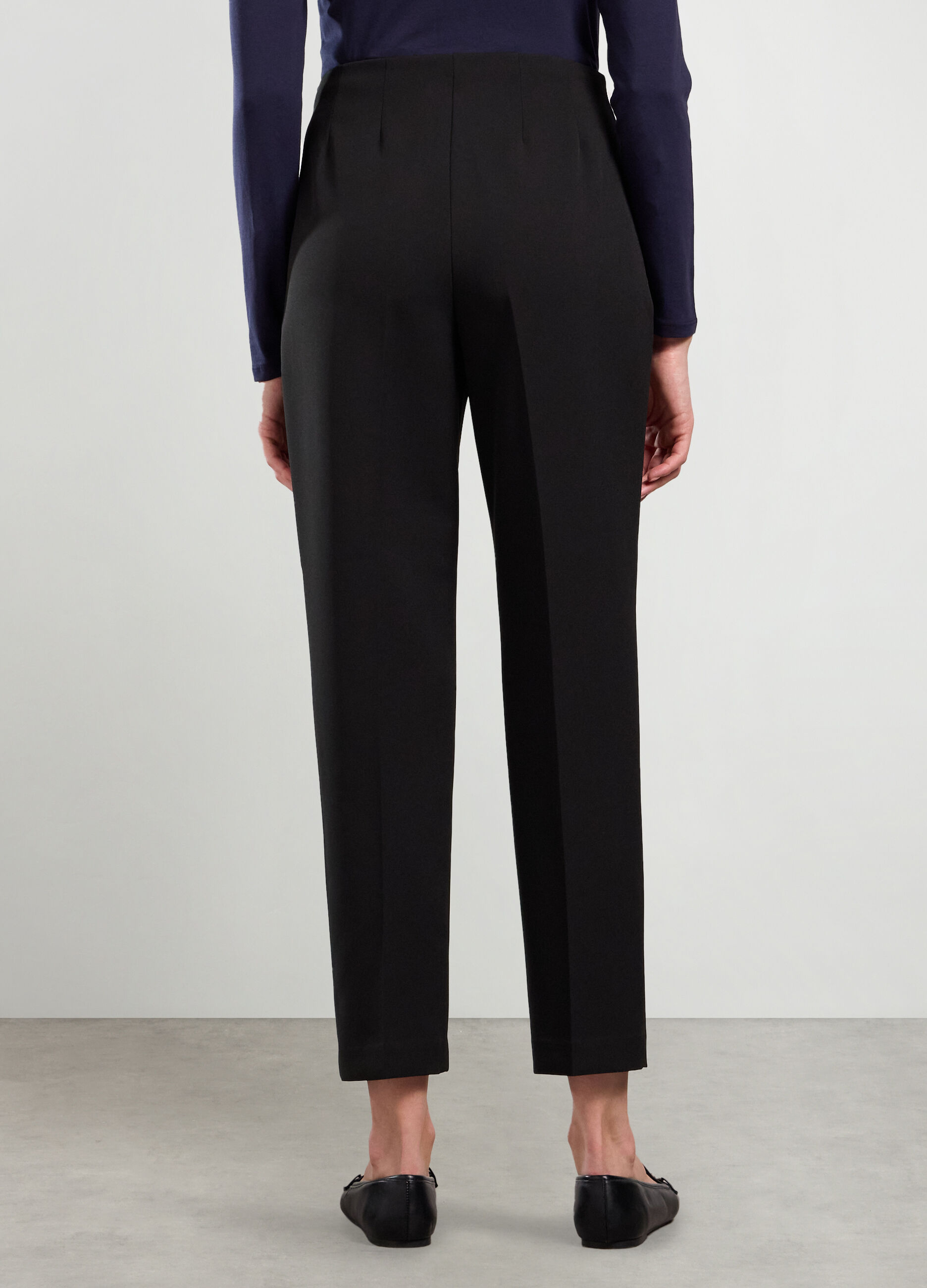 Treggings in tessuto stretch donna_1