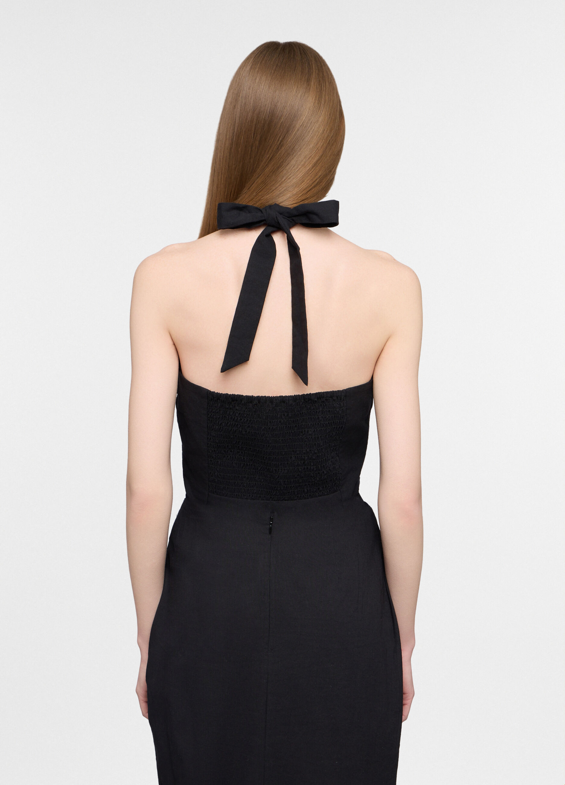Top fitted misto lino donna_1