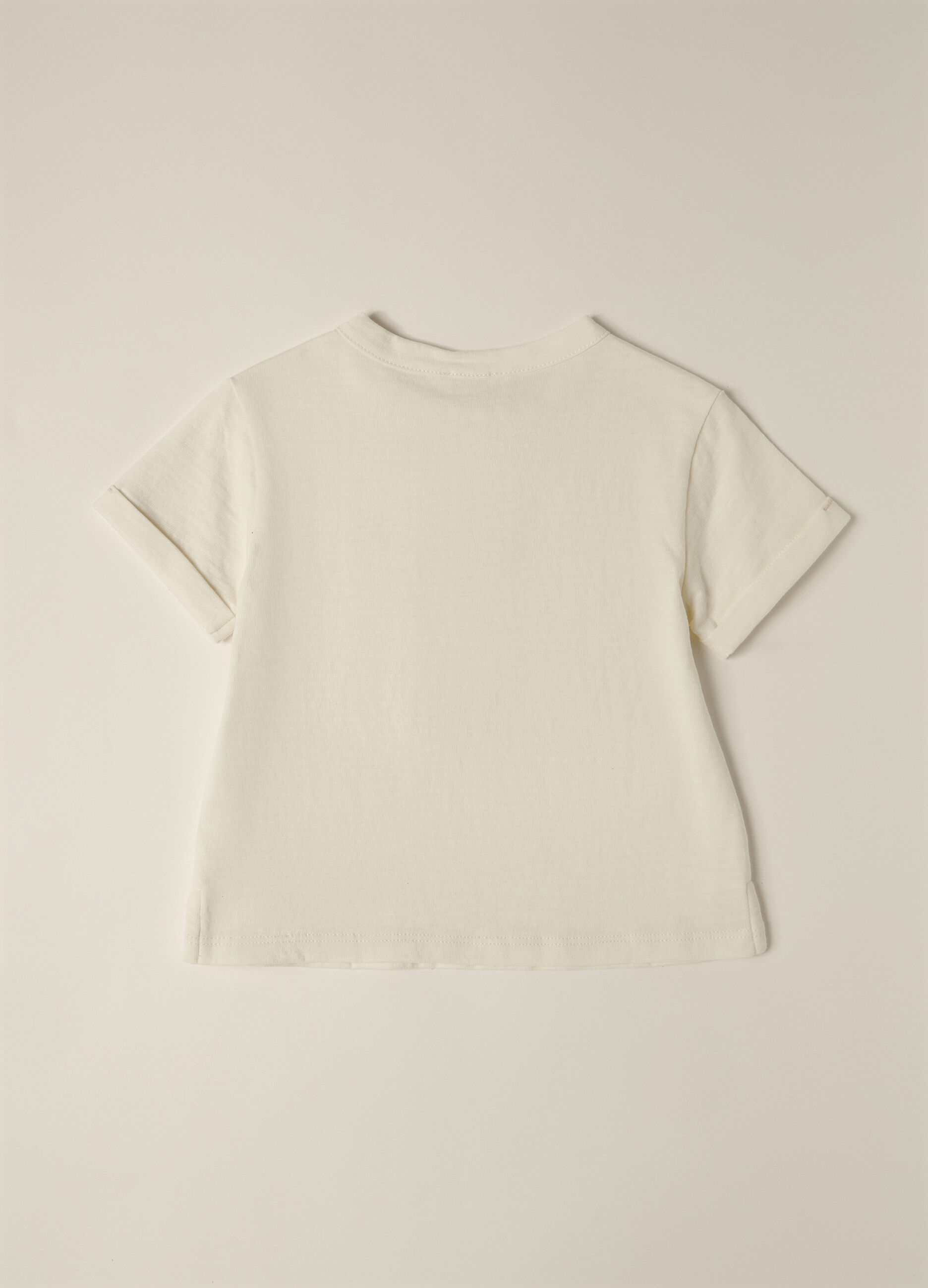 T-shirt in jersey di puro cotone IANA neonato_2