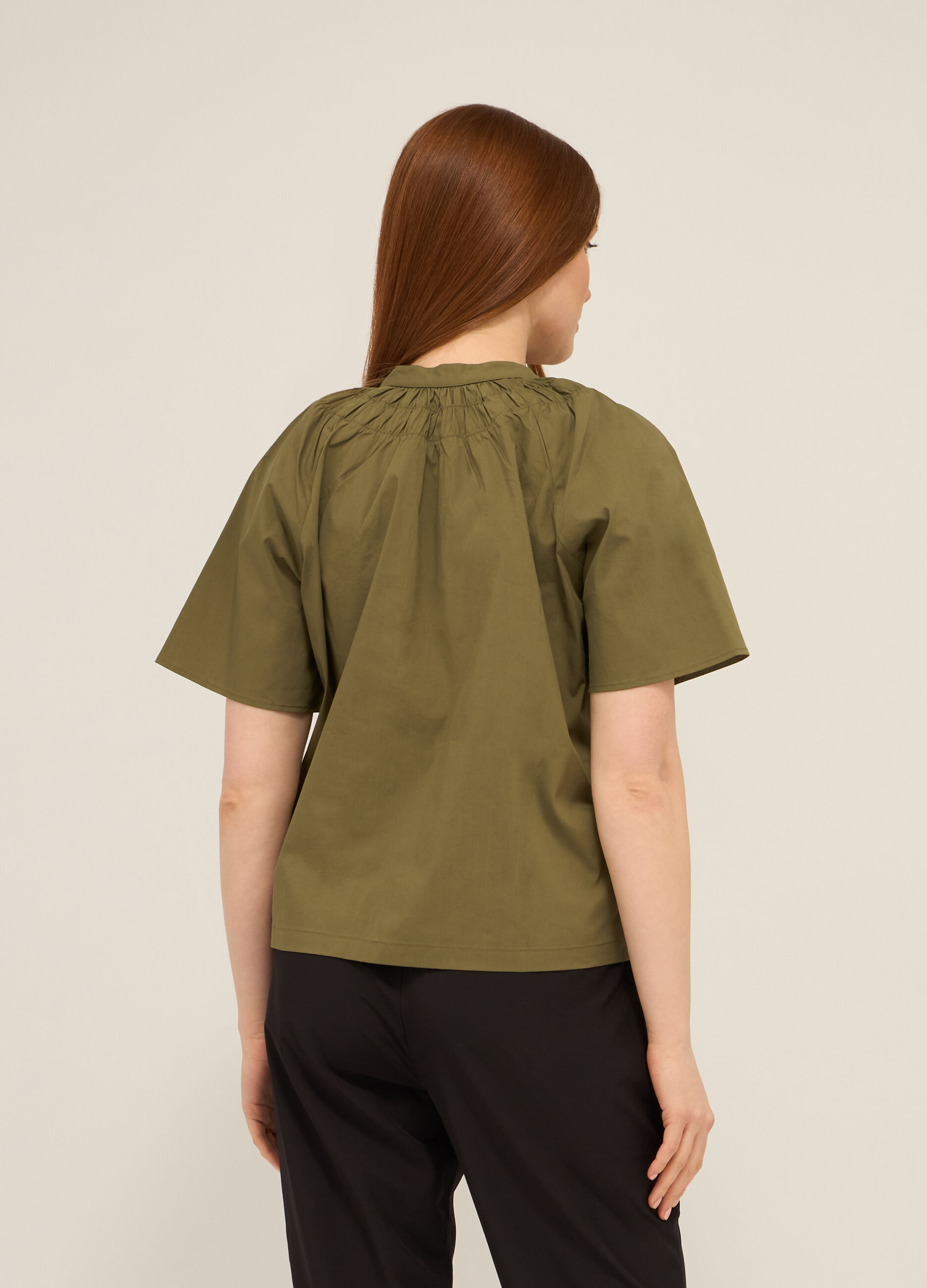Blusa in misto cotone donna_1