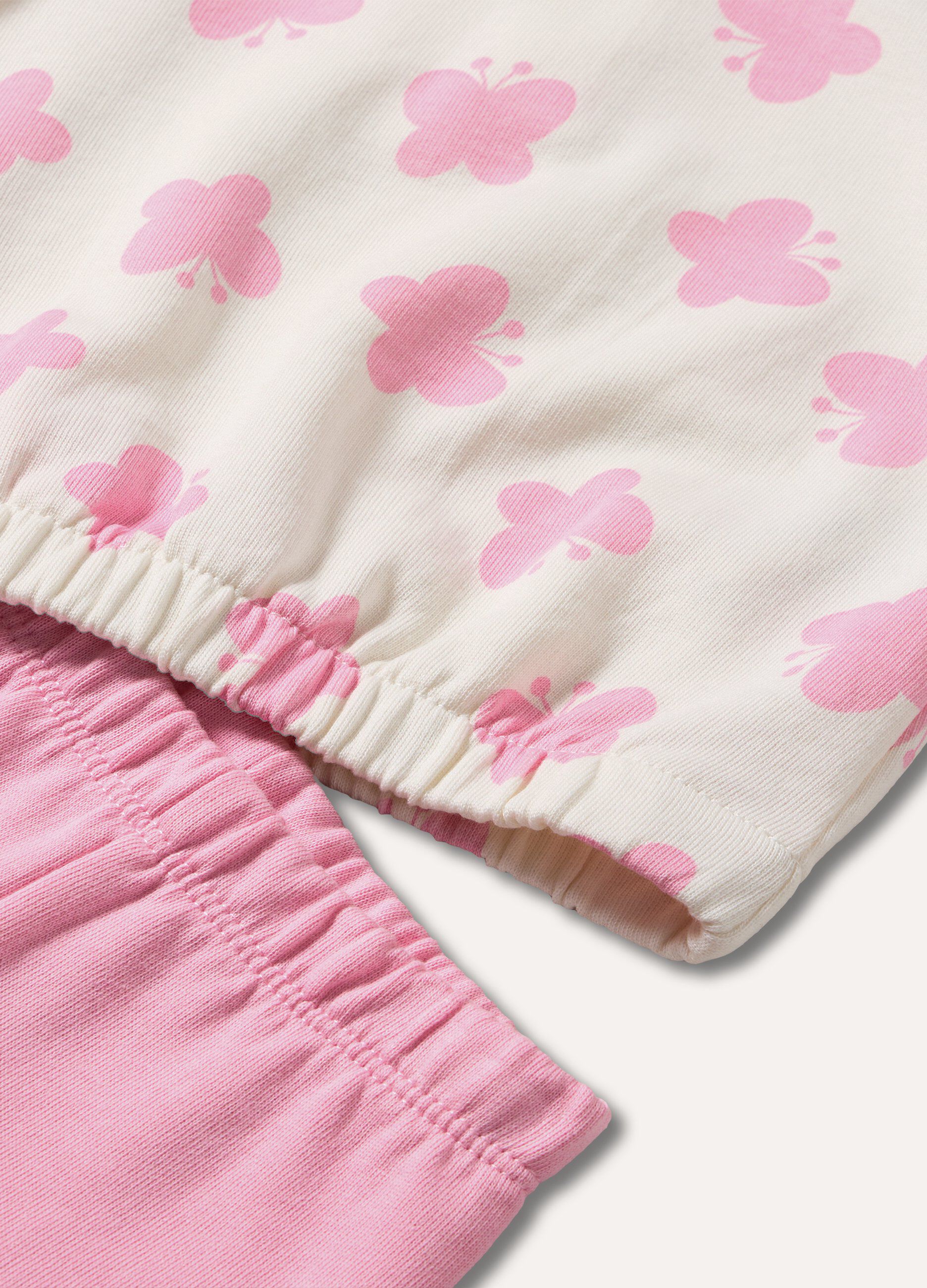 Jogging set in puro cotone neonata_1