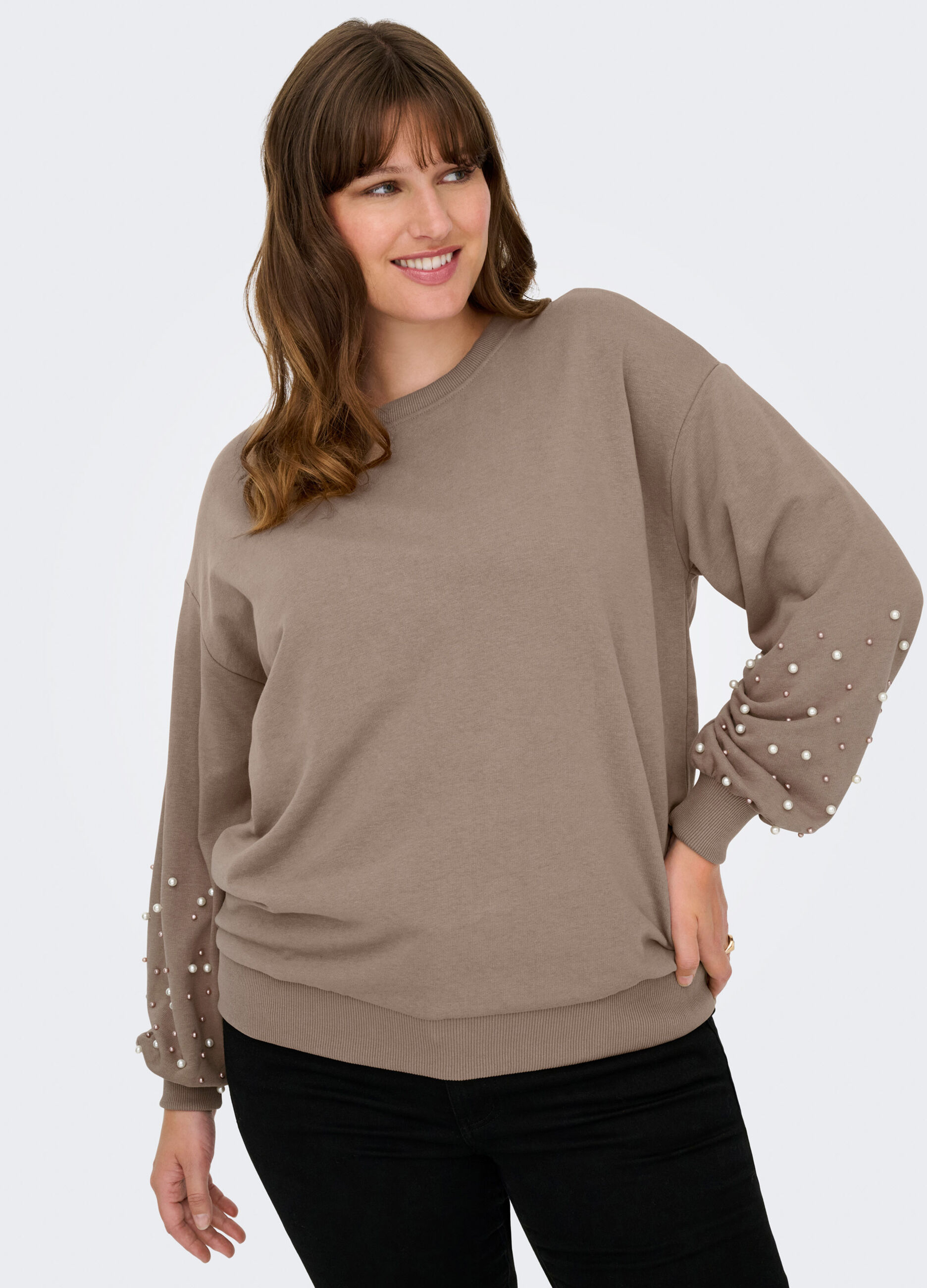 Felpa a maniche lunghe regular fit_3