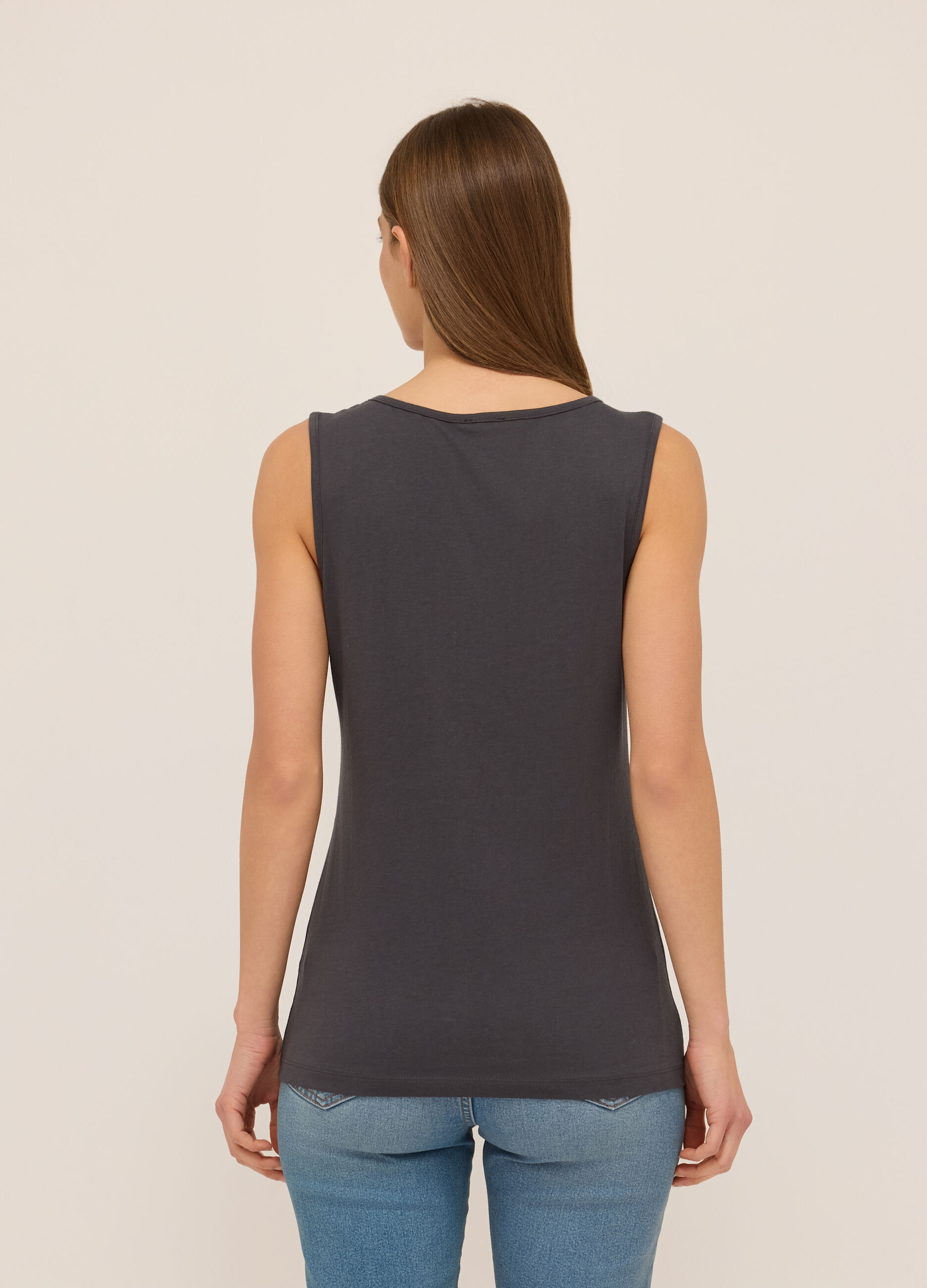 Canotta in puro cotone donna