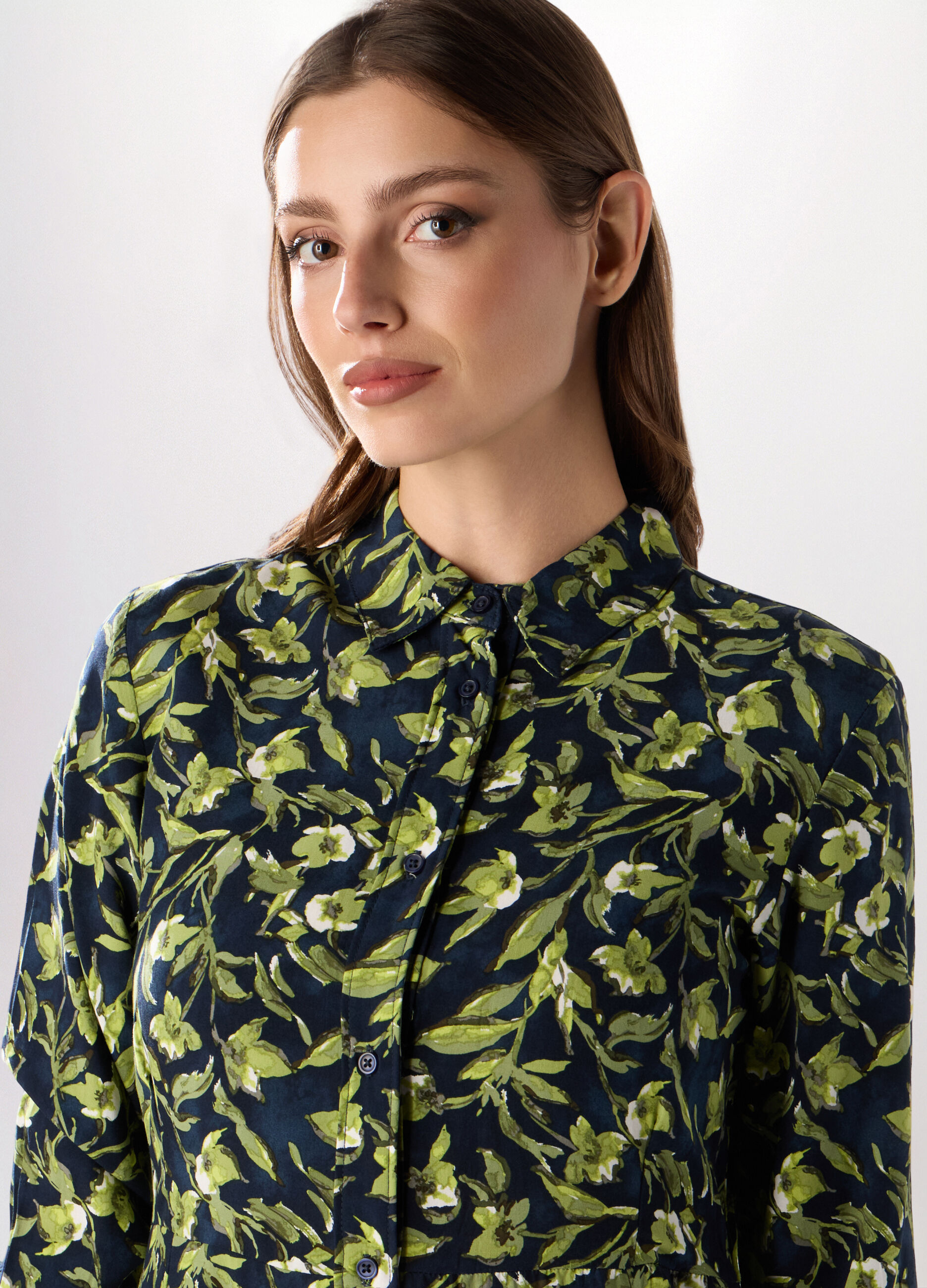 Abito lungo chemisier donna_2