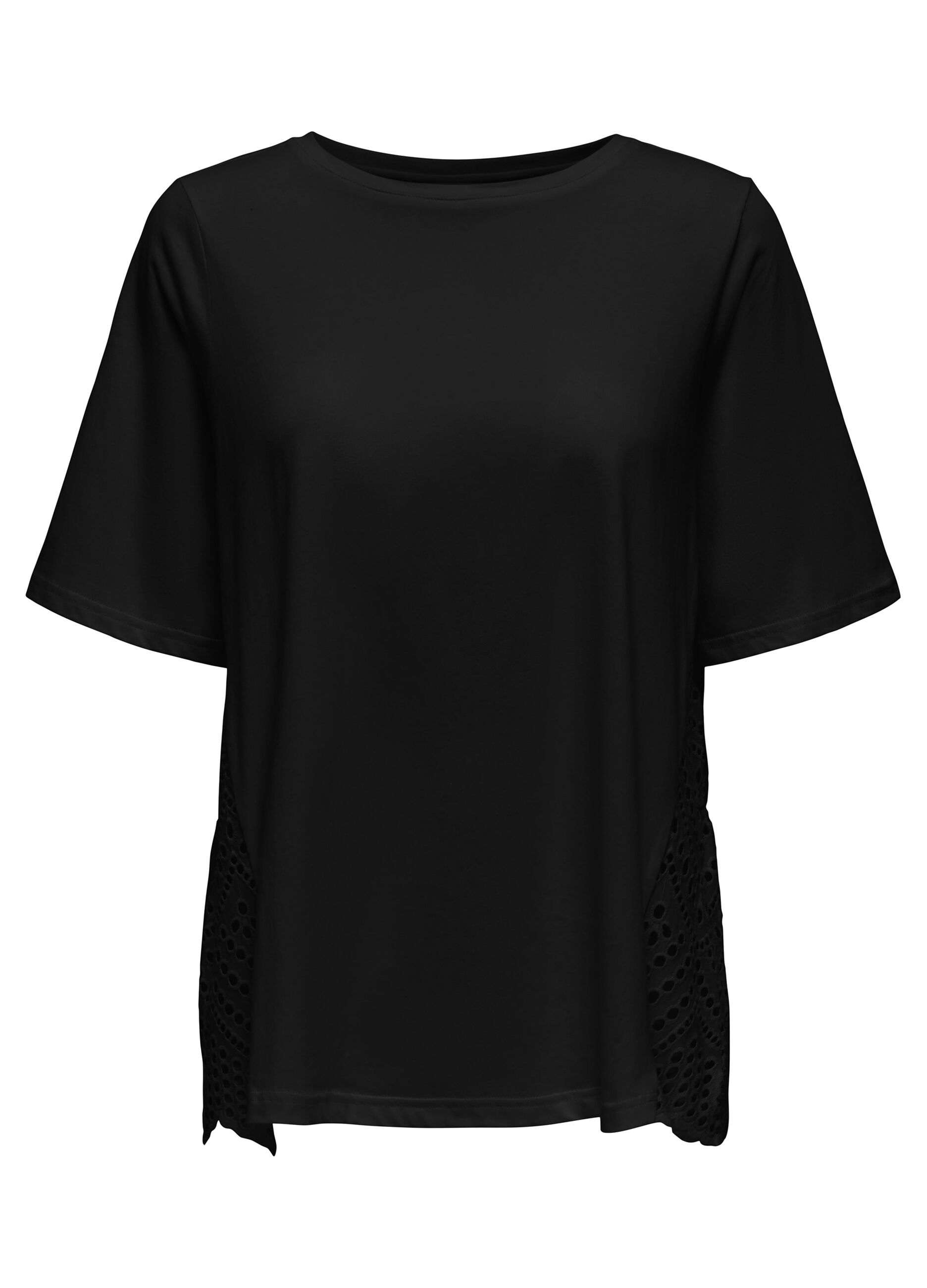 T-shirt con ricami donna_0