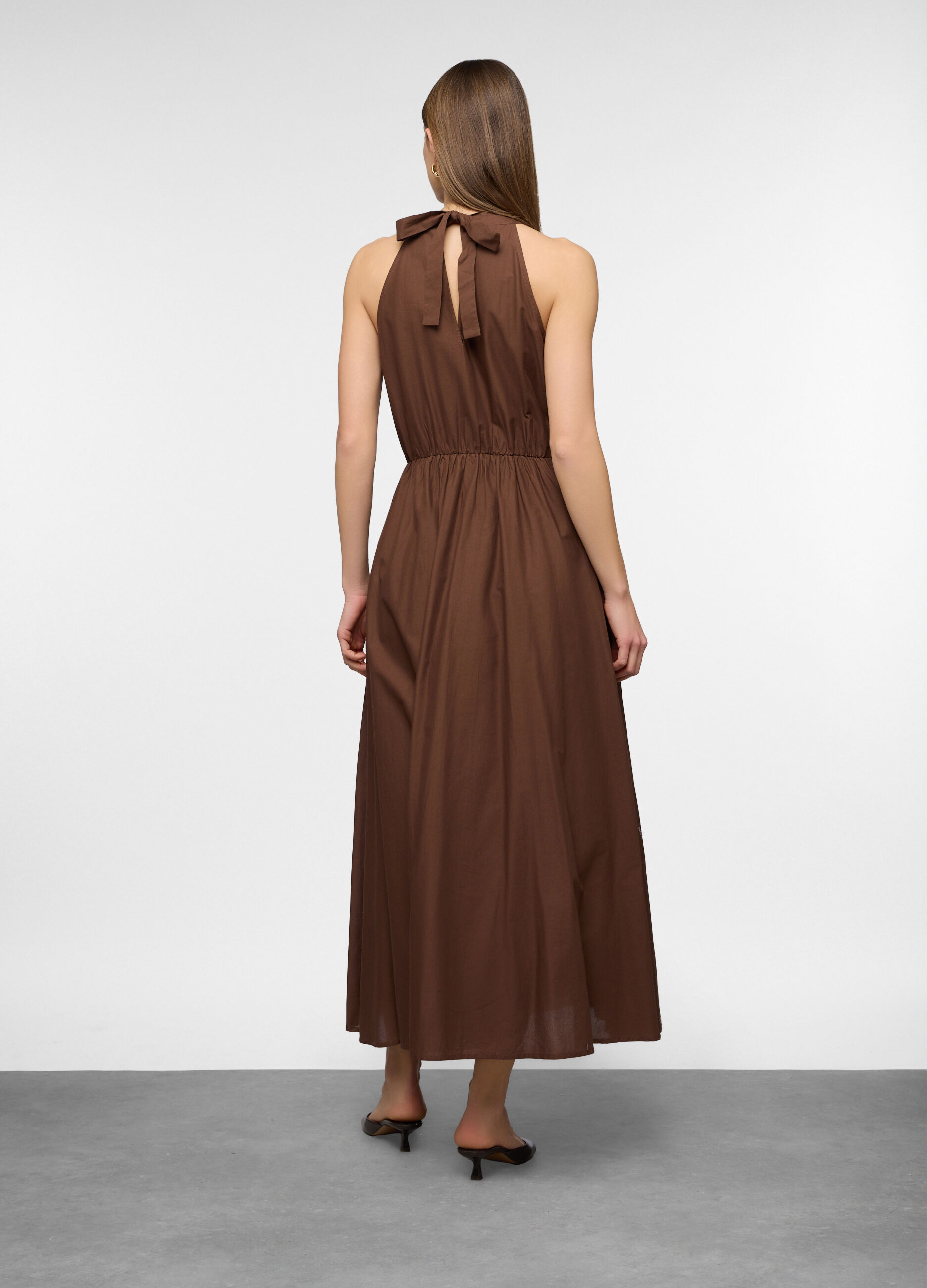 Abito lungo in puro cotone donna_1