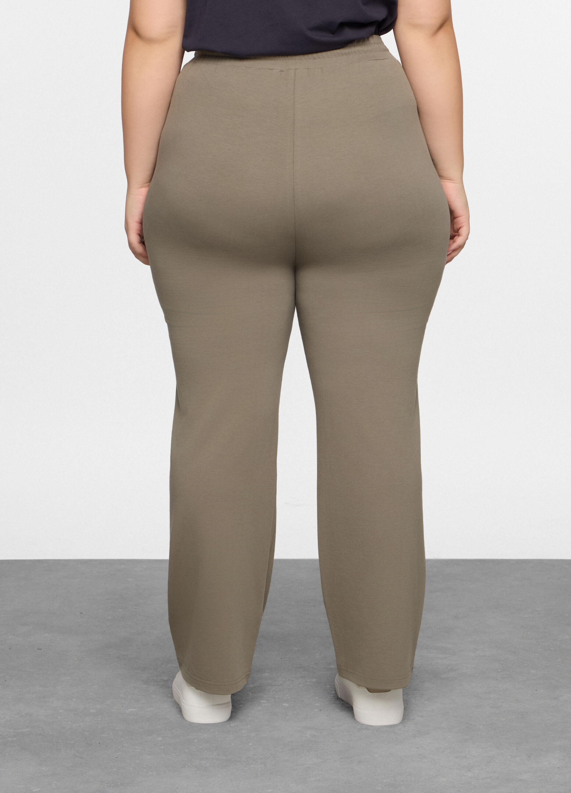Jogger in french terry stretch donna curvy_1