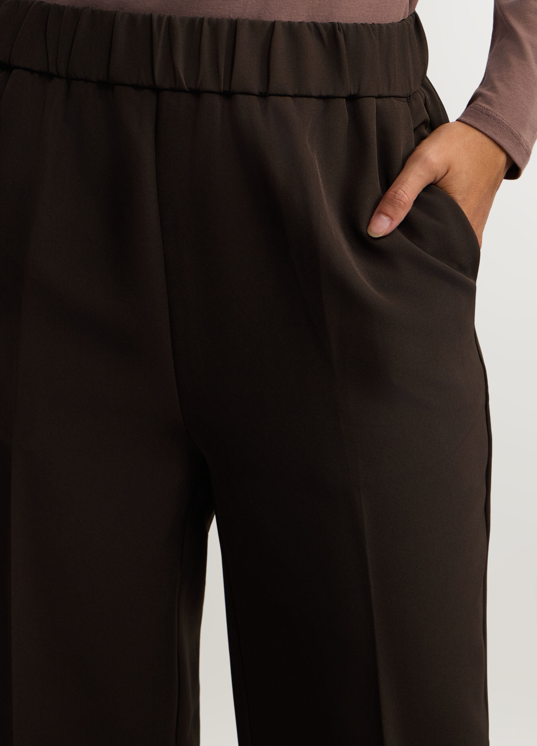Pantaloni Comfort Fit stretch donna_3