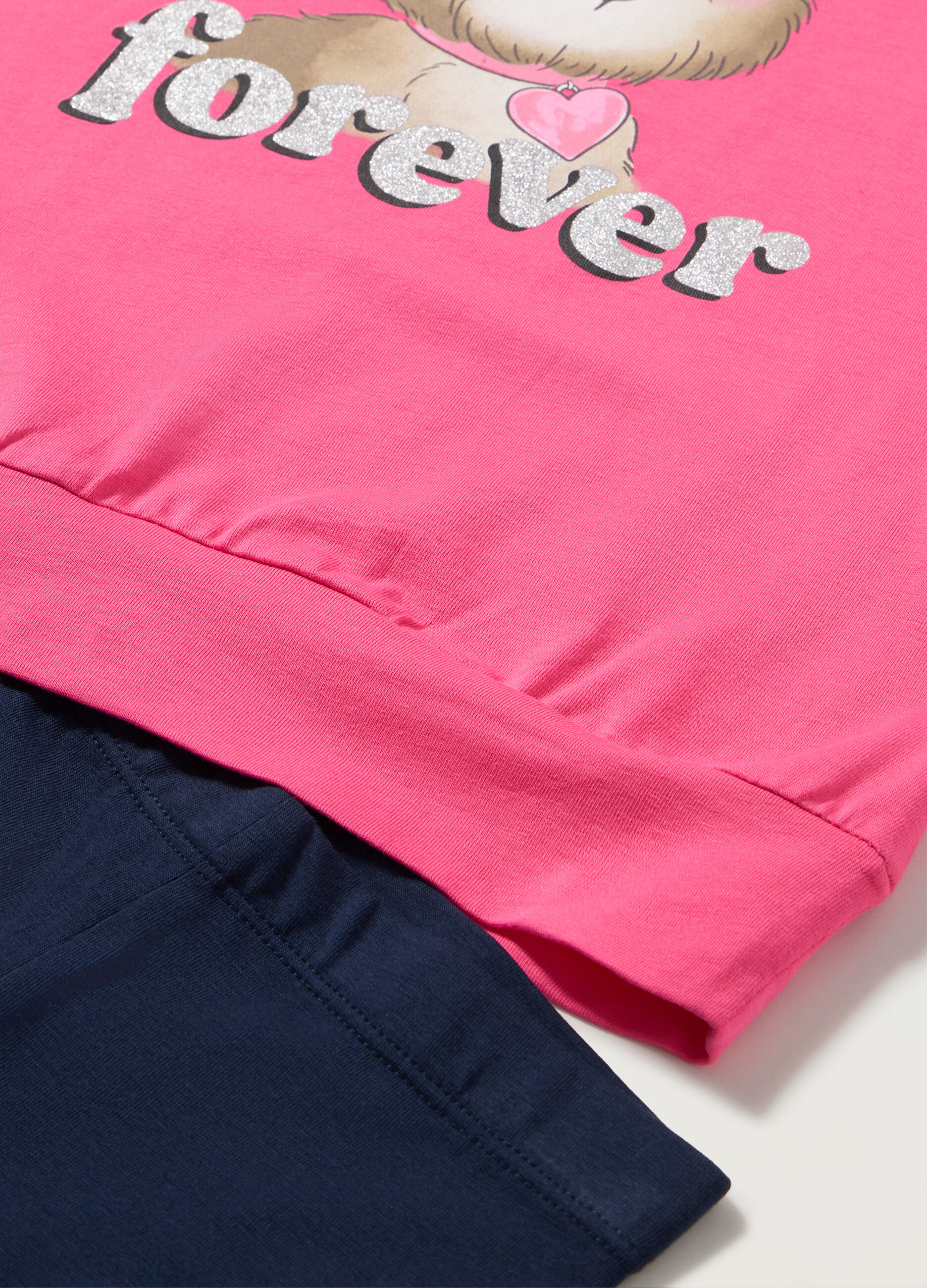 Jogging set in cotone stretch bambina_1