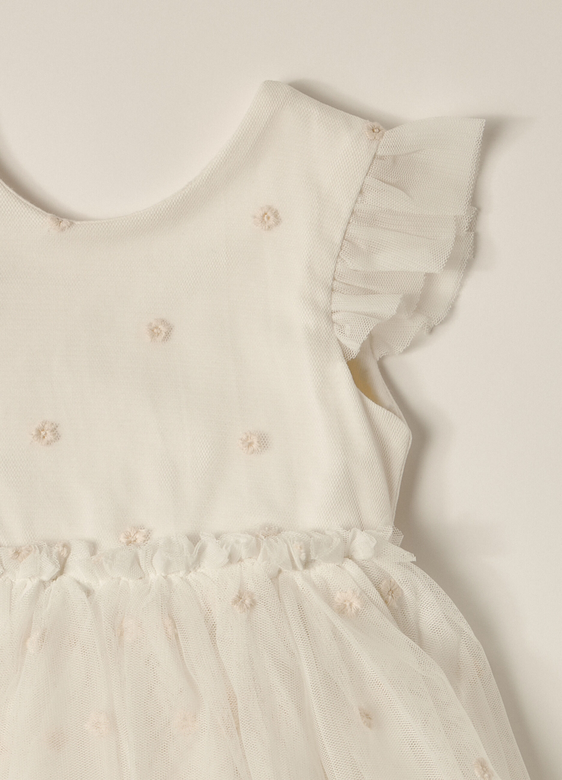 Vestito con gonna in tulle IANA neonata_1