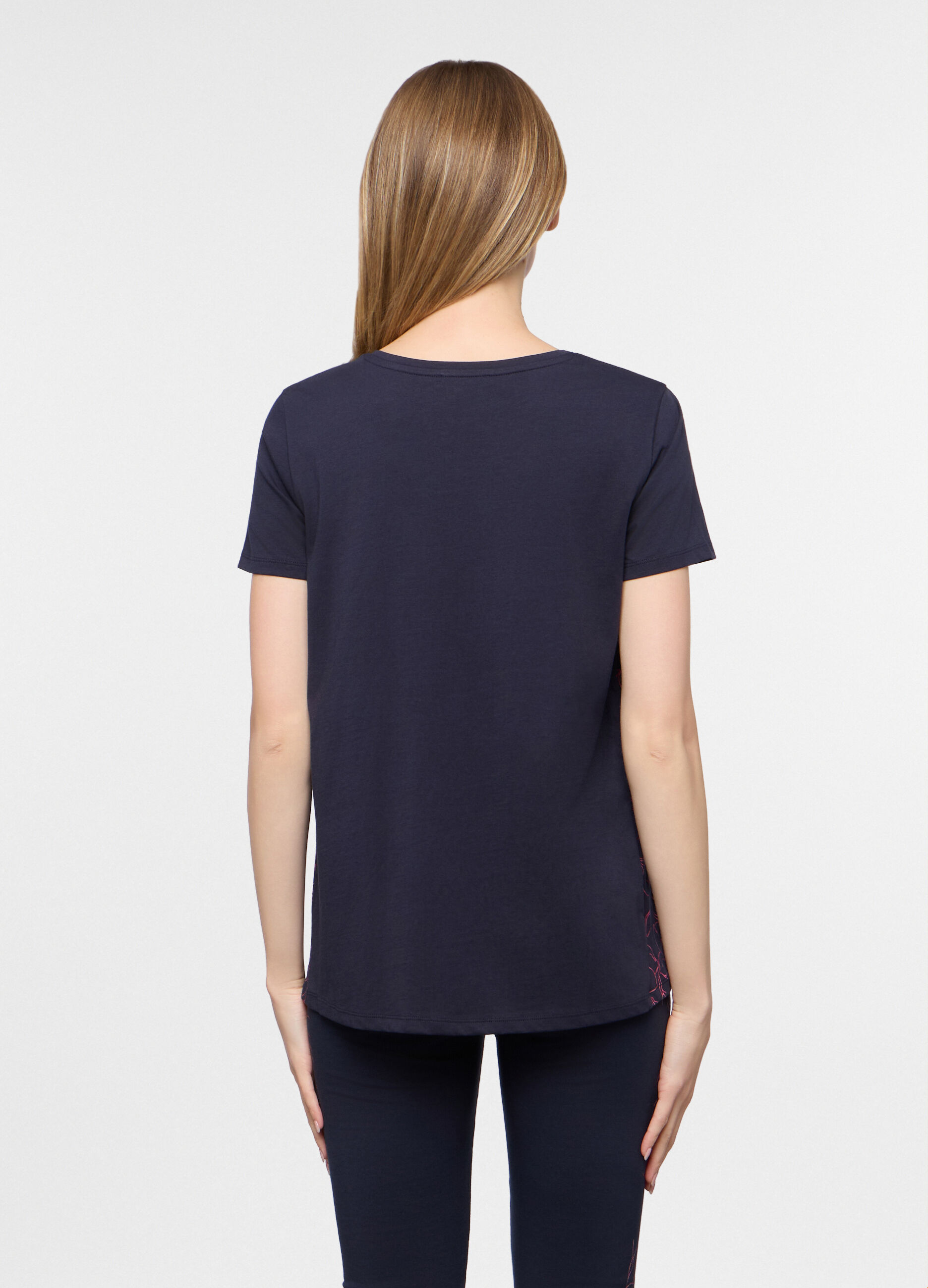 T-shirt girocollo donna_1