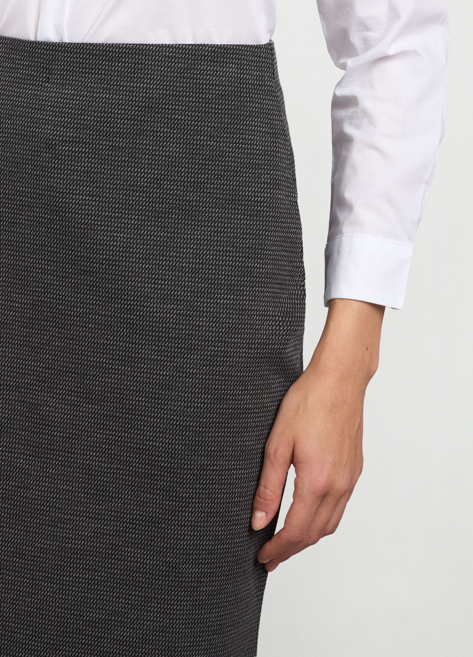 Gonna a tubino in misto viscosa donna_2