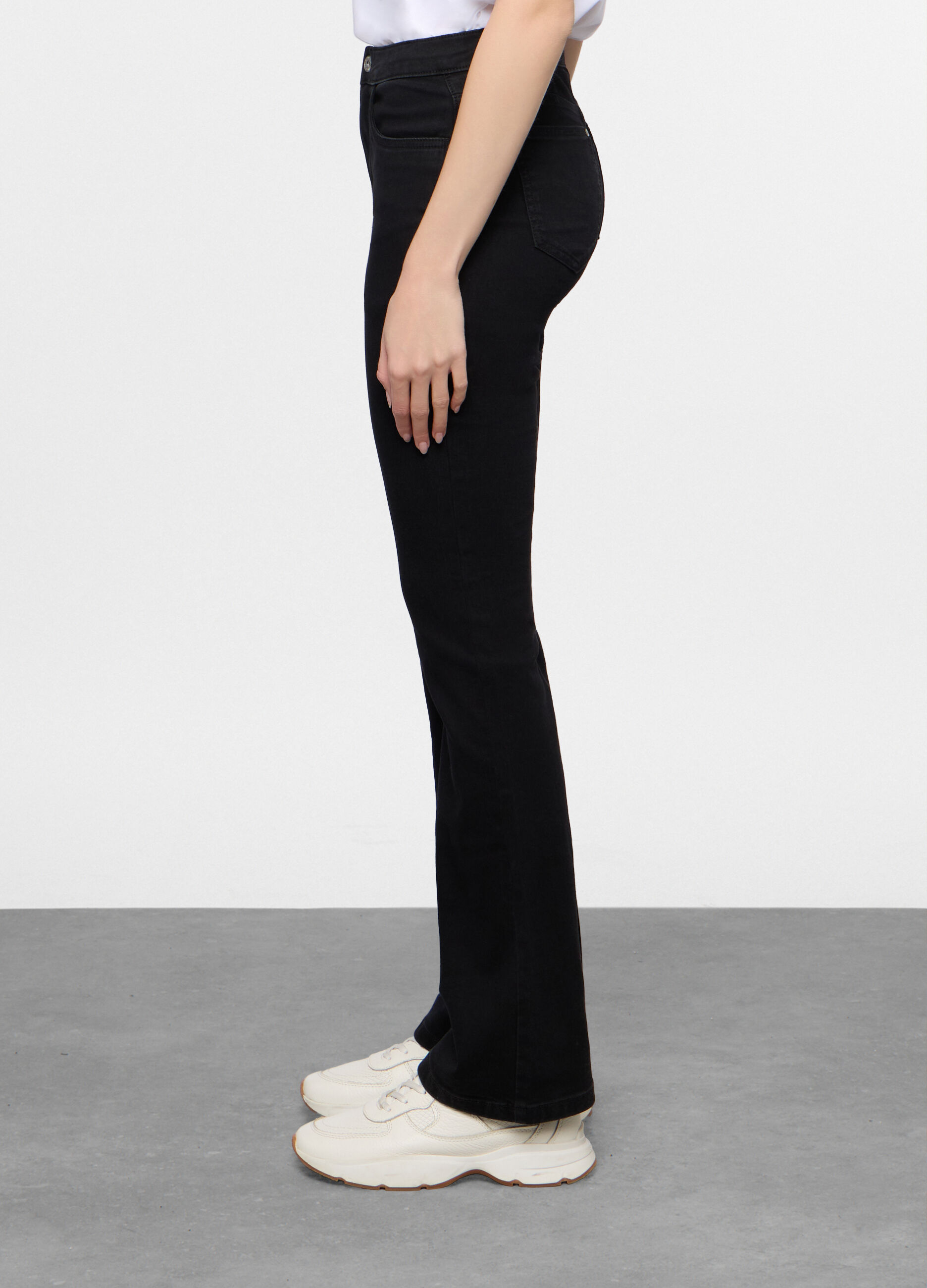 5 Tasche fit Flare in cotone stretch donna_1