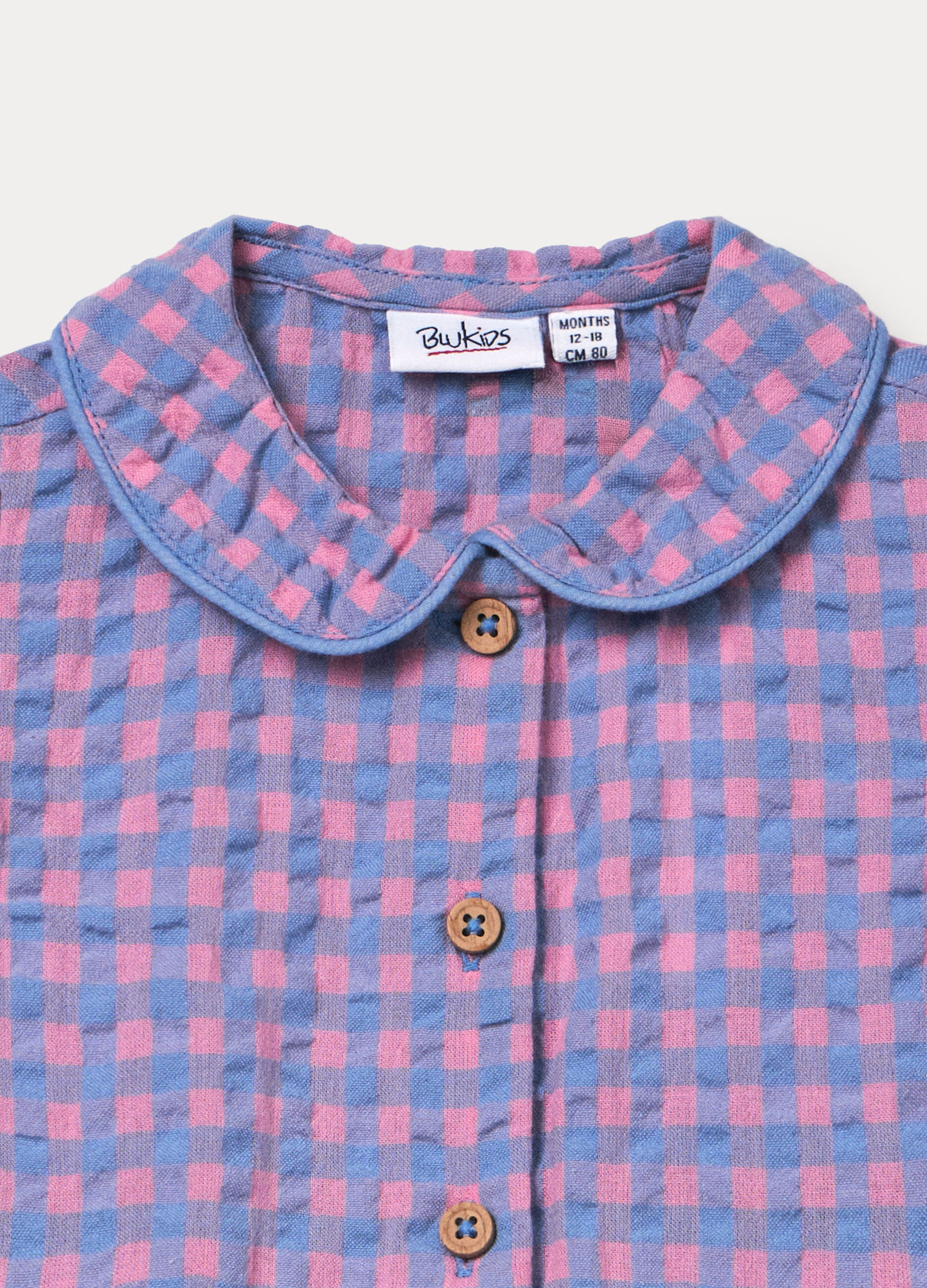 Vestito in puro cotone seersucker bimba_2