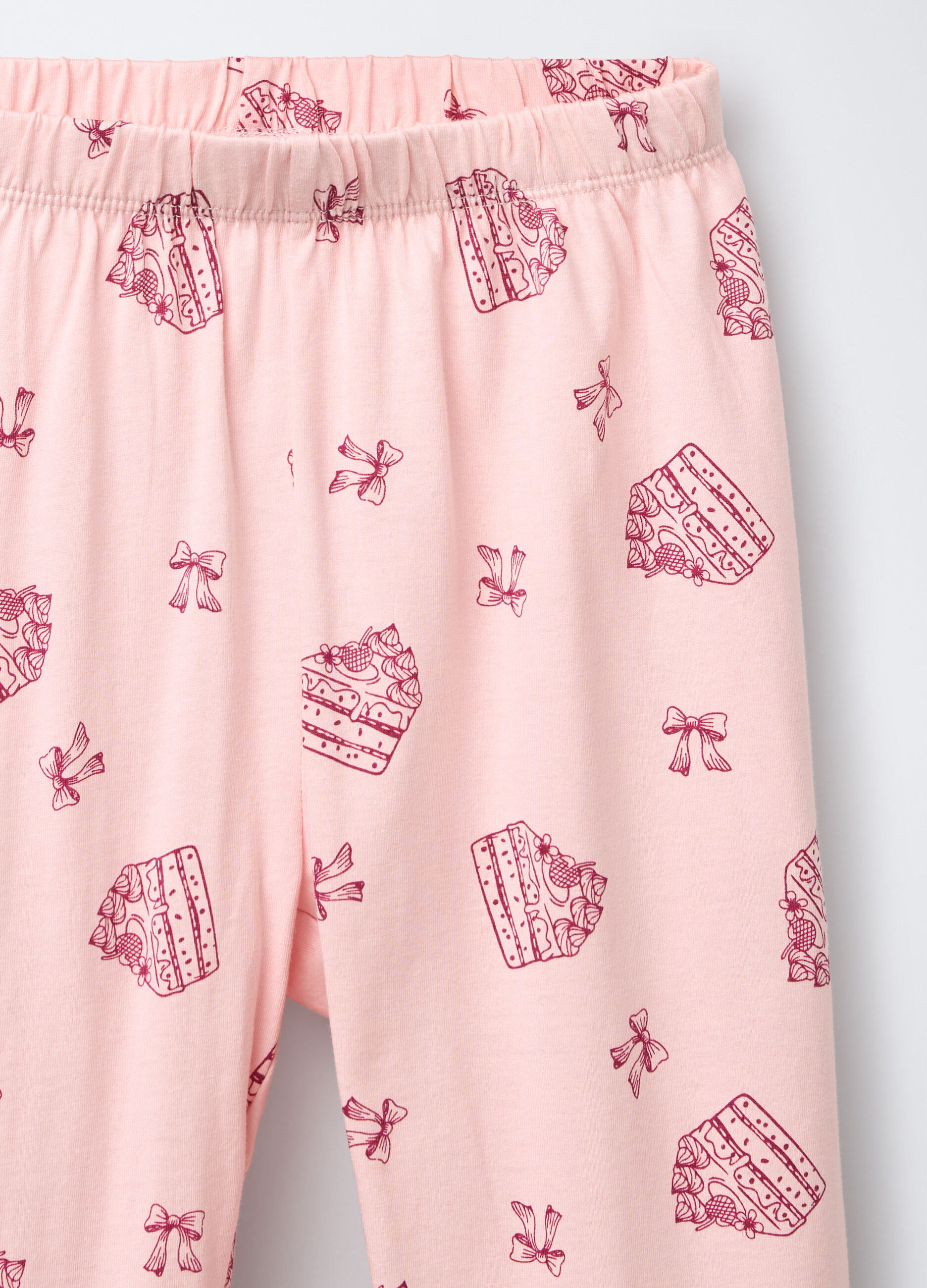 Pigiama lungo in jersey di puro cotone bambina_3