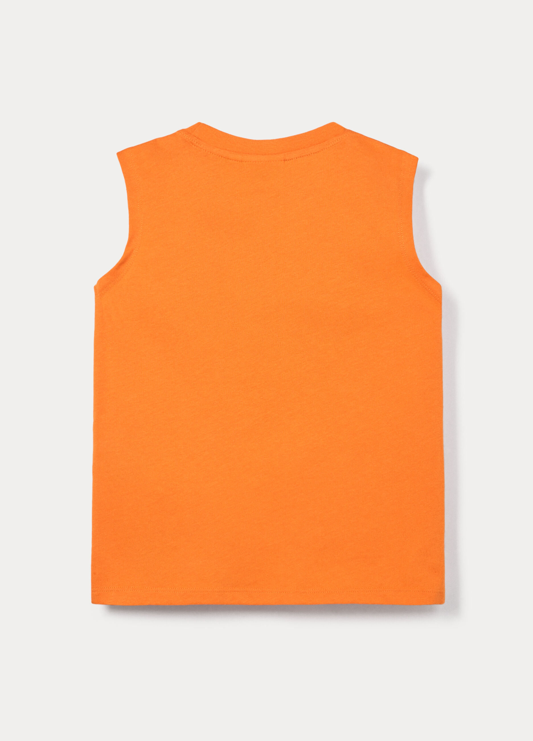 Canotta Super Mario girocollo in jersey bambino _1