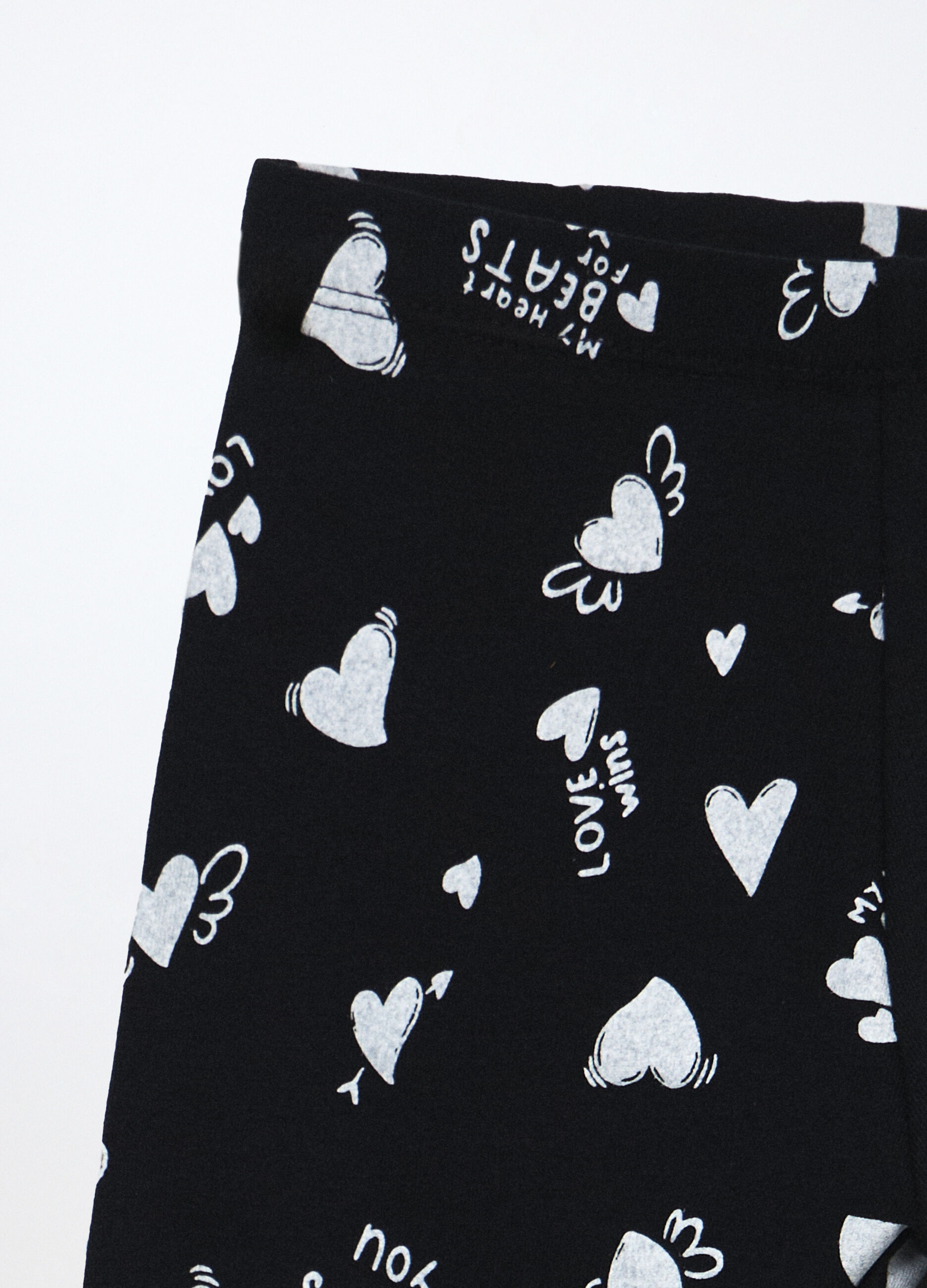 Leggings in jersey di cotone stretch bambina_2