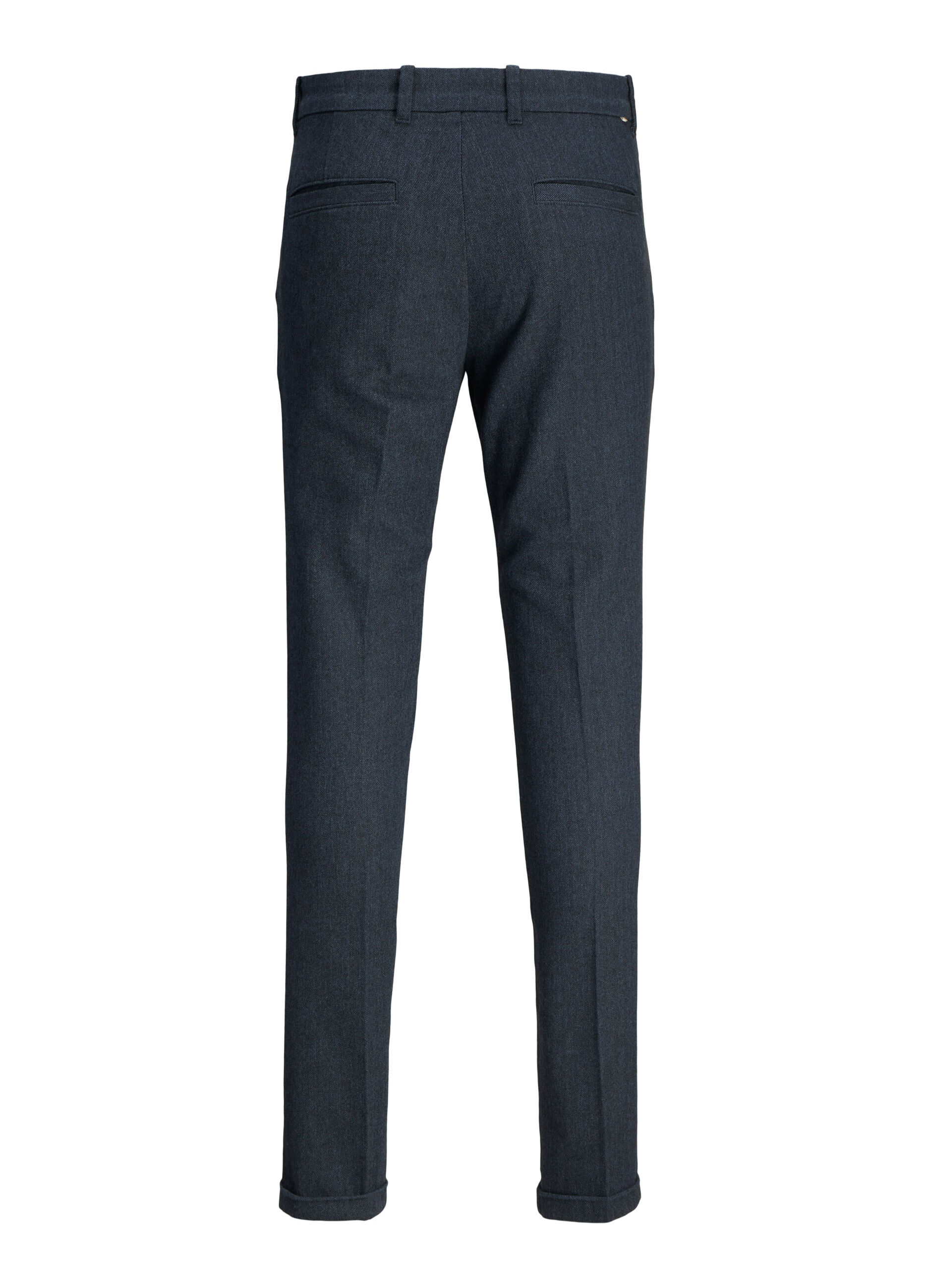 Pantalone slim fit a lisca di pesce uomo