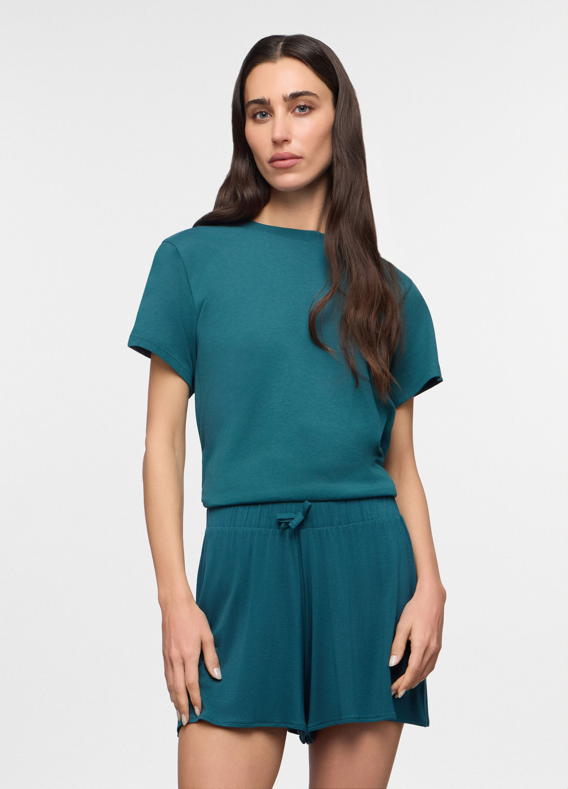 T-shirt girocollo donna_0