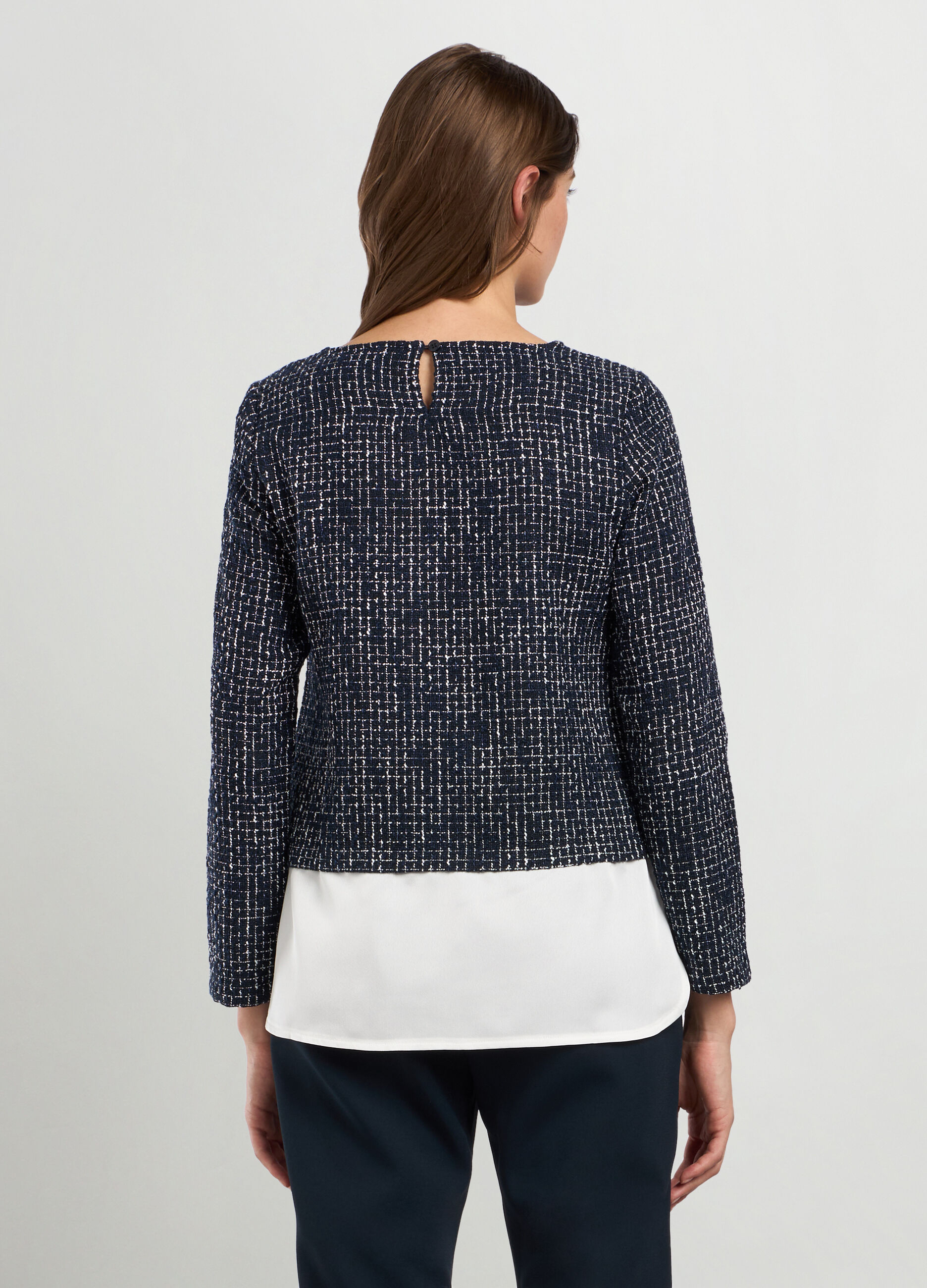 T-shirt con inserto donna_1