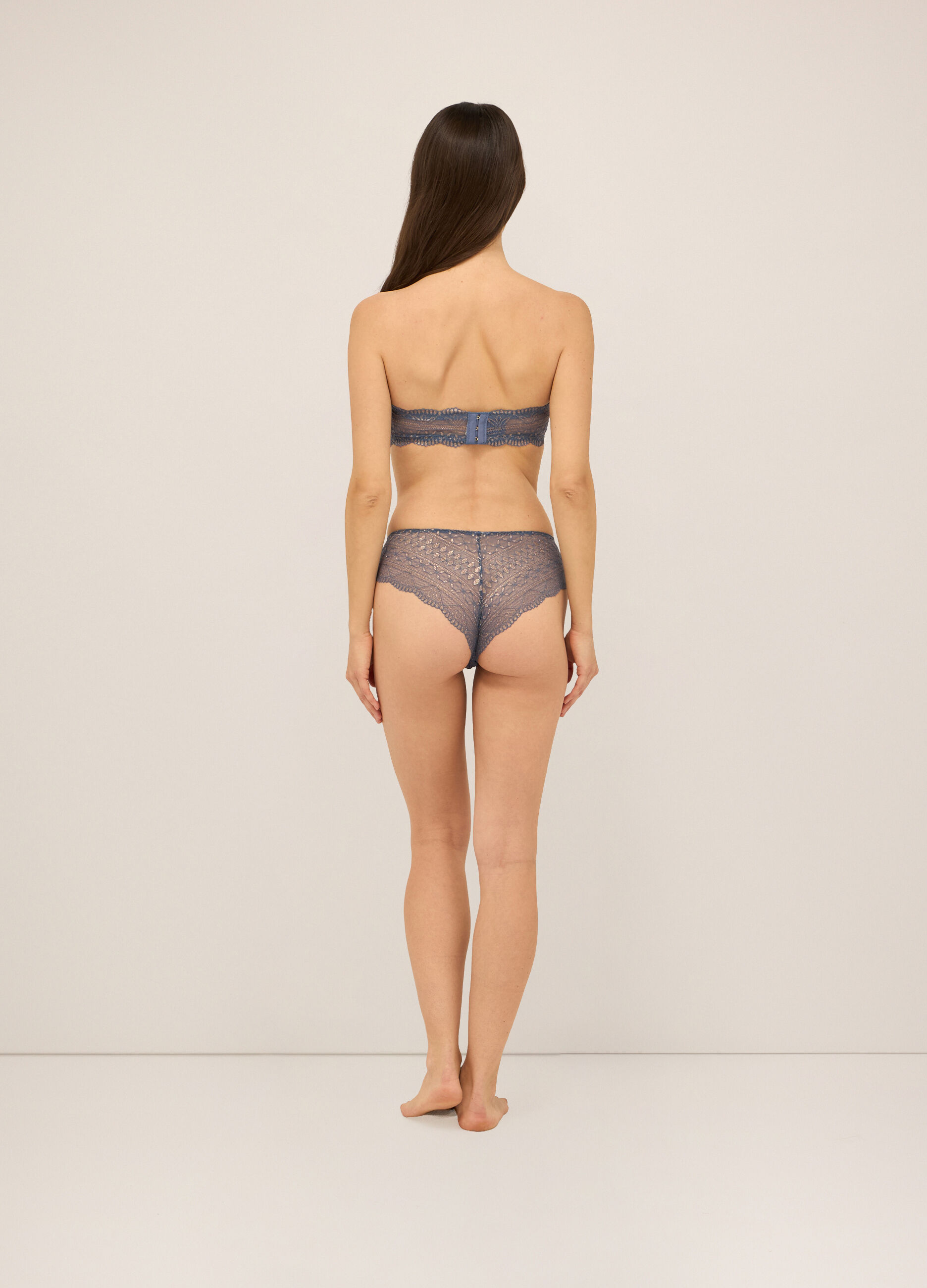 Reggiseno a fascia in pizzo donna