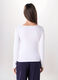 T-shirt in jersey di cotone stretch donna_1