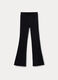 Leggings flare fit in jersey di cotone stretch ragazza_0