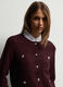 Cardigan girocollo operato donna_2