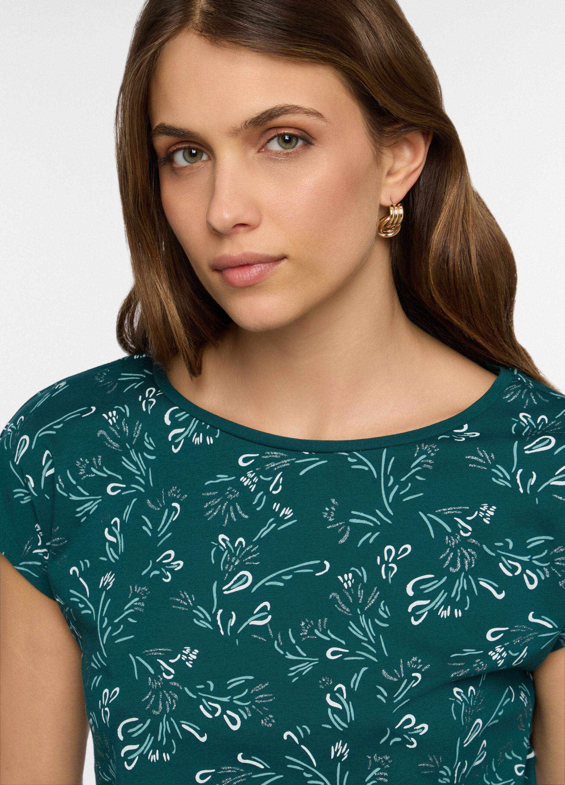 T-shirt girocollo donna_2