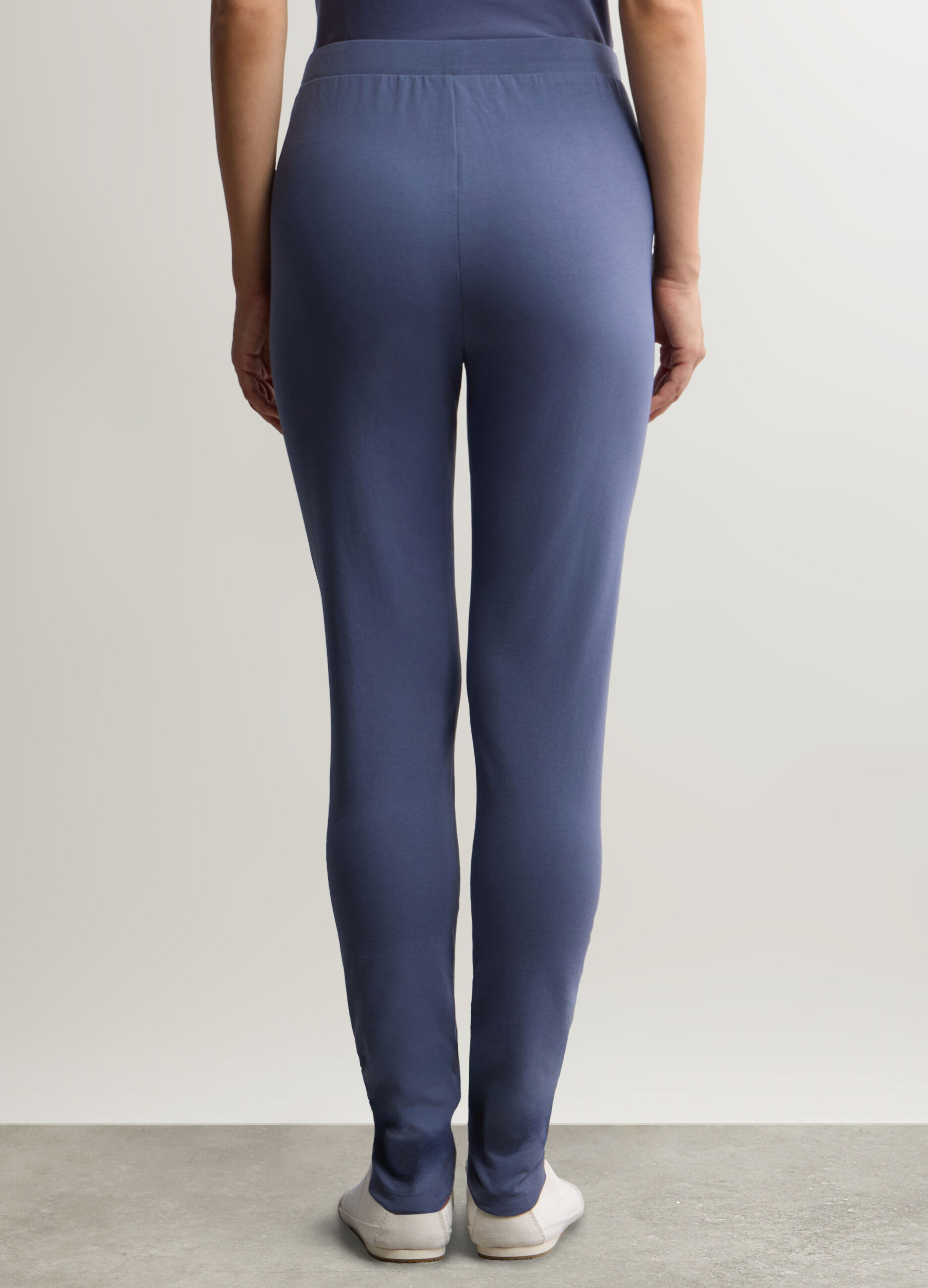 Leggings Slim Fit in jersey di cotone stretch donna_2