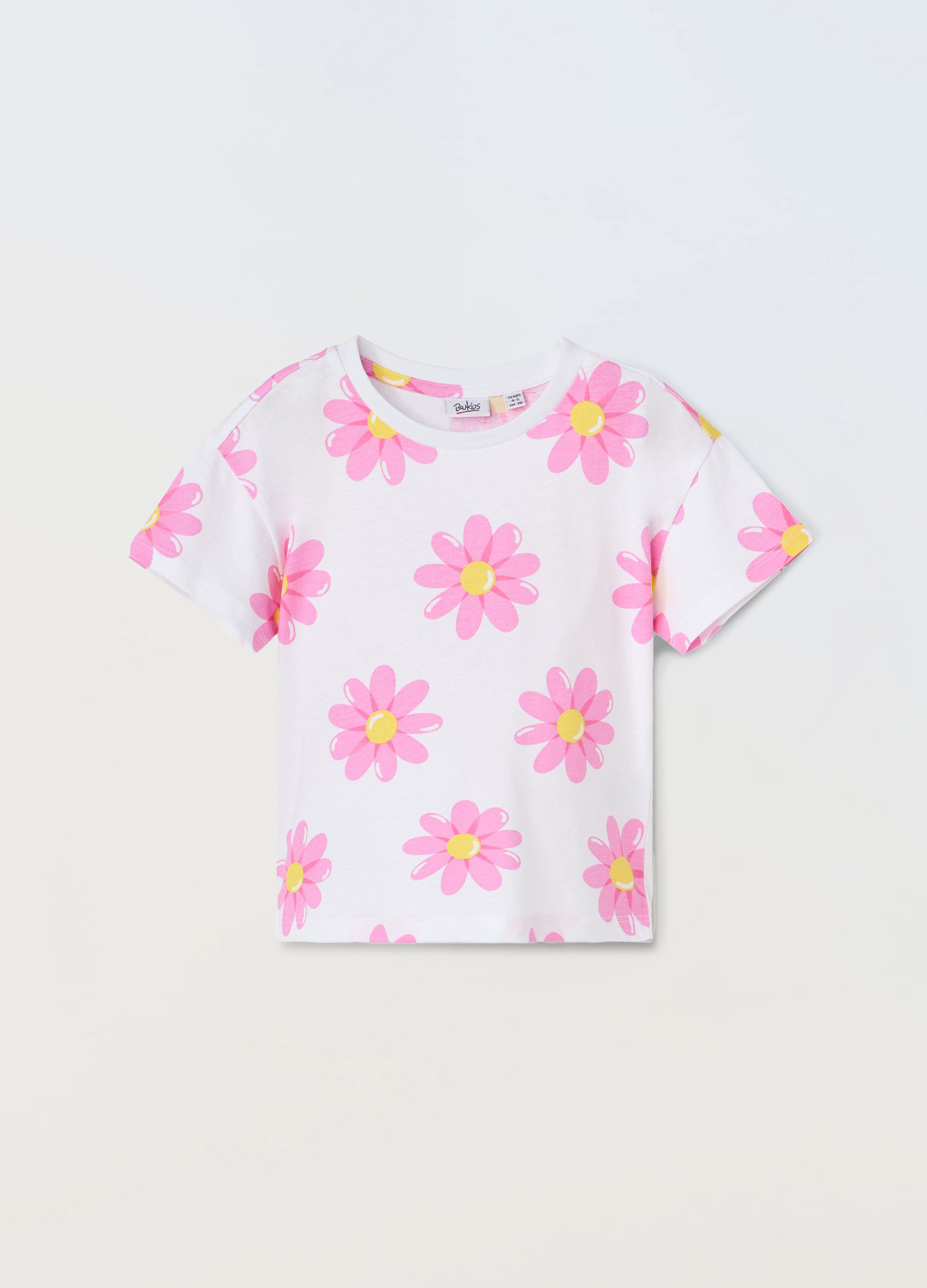 T-shirt in puro cotone bambina
