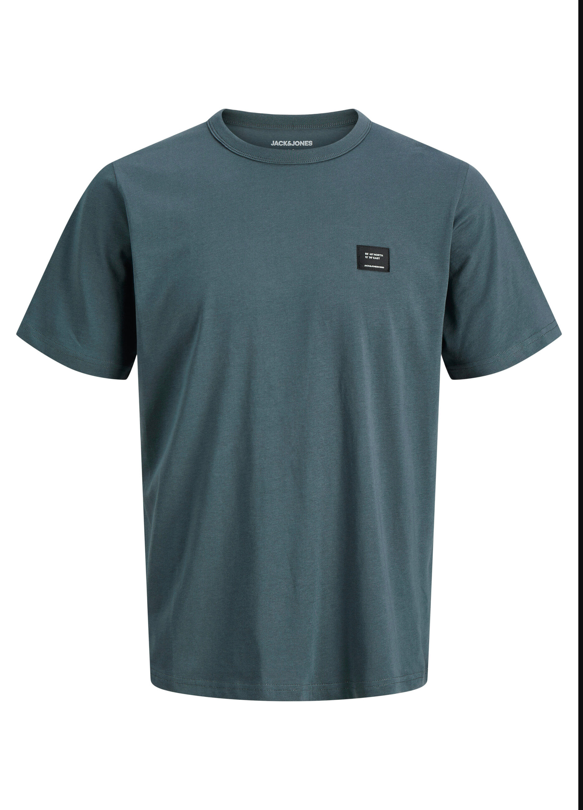 T-shirt girocollo in jersey con logo uomo_0